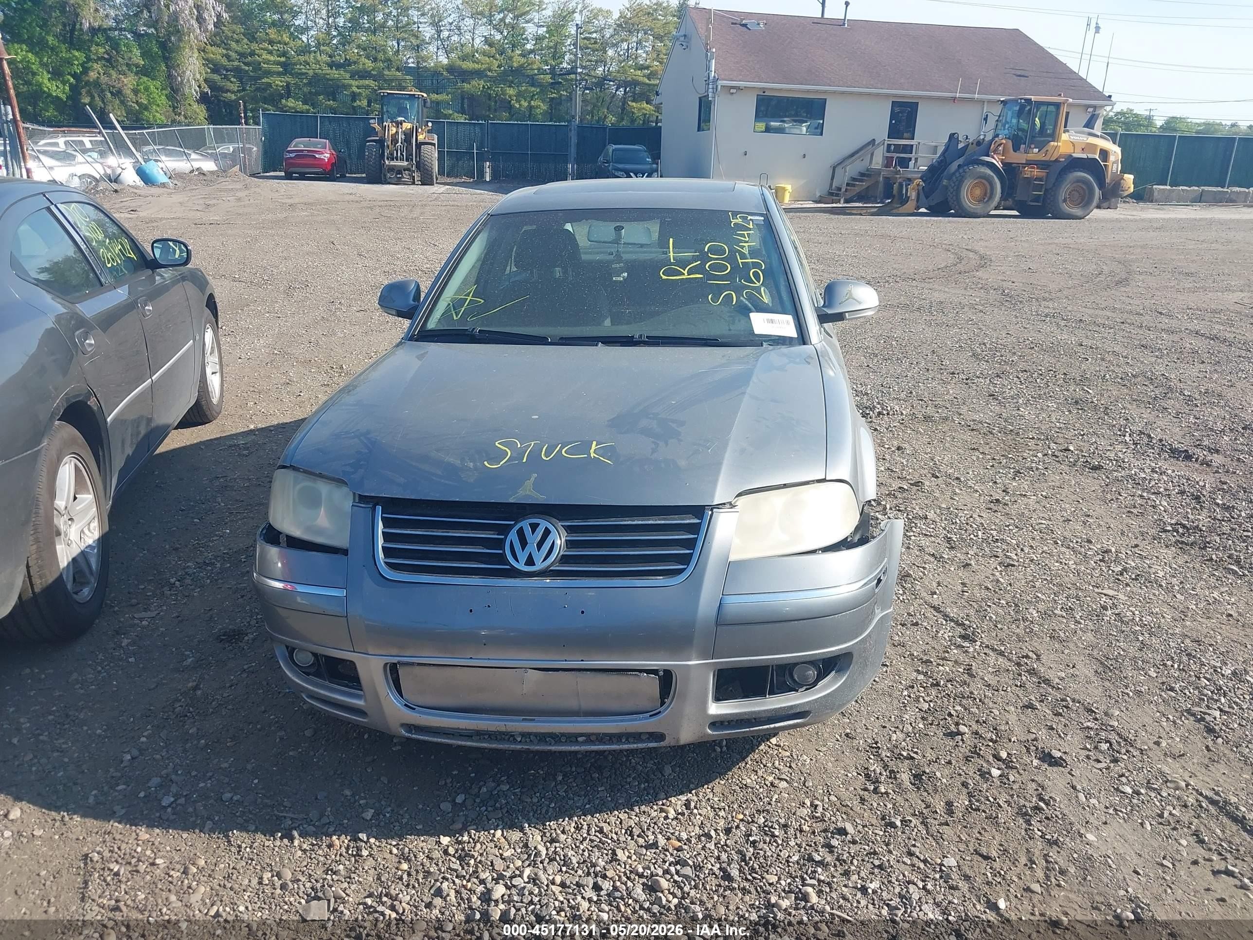 2005 Volkswagen Passat Gls 1.8t Gray vin: WVWAD63B55P002897