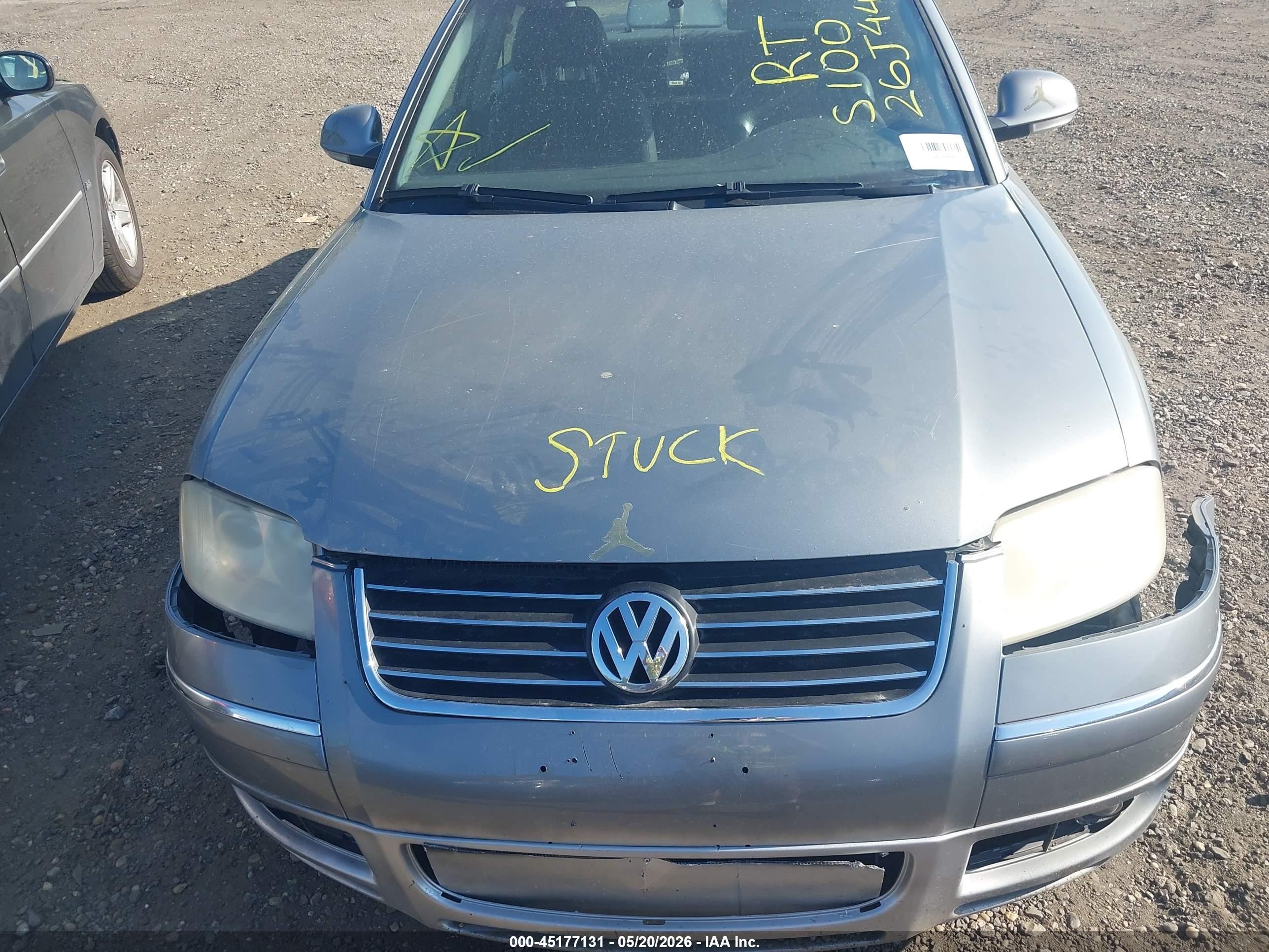 2005 Volkswagen Passat Gls 1.8t Gray vin: WVWAD63B55P002897