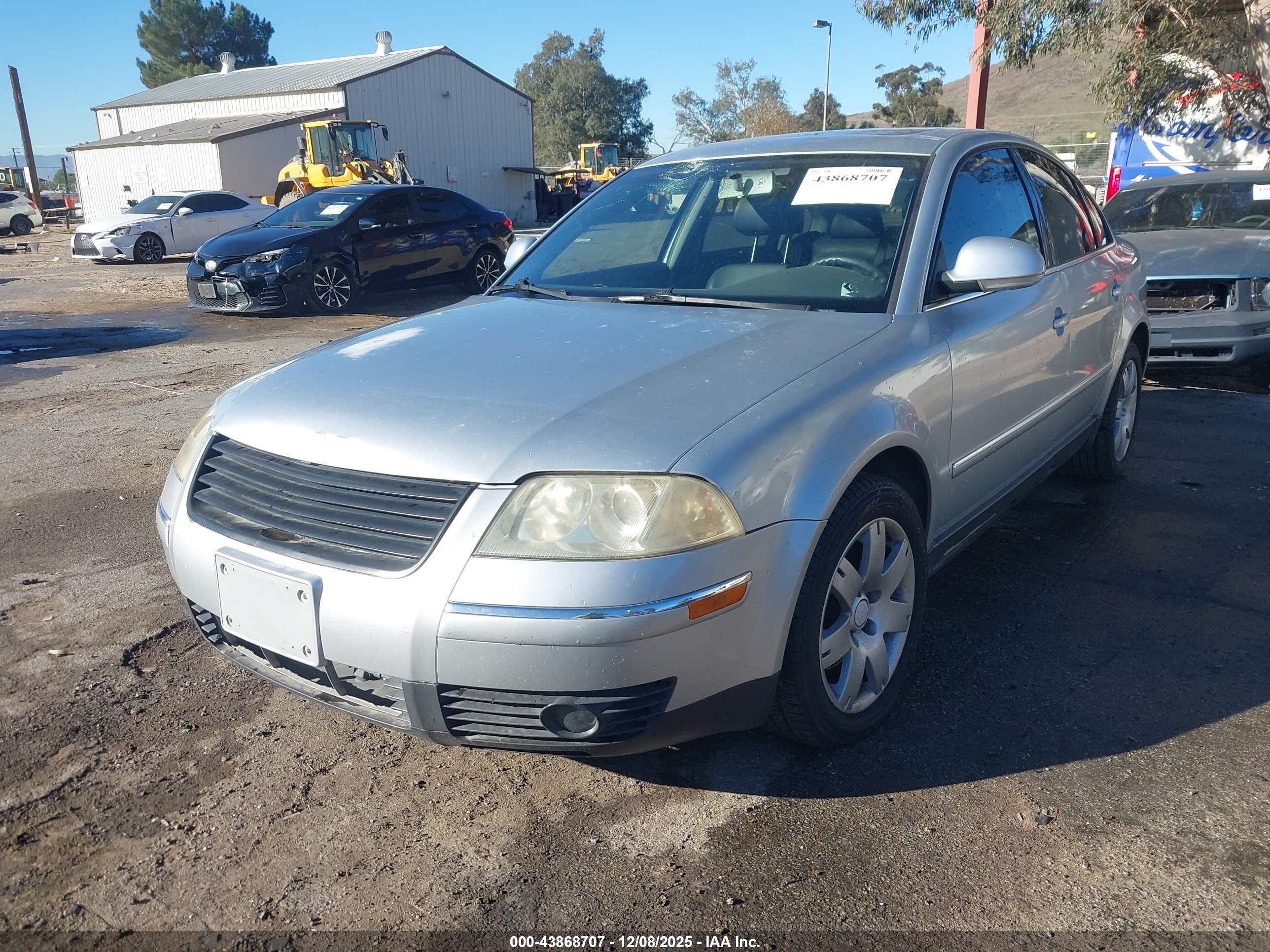 2005 Volkswagen Passat Gls 1.8t Silver vin: WVWAD63B95E061561
