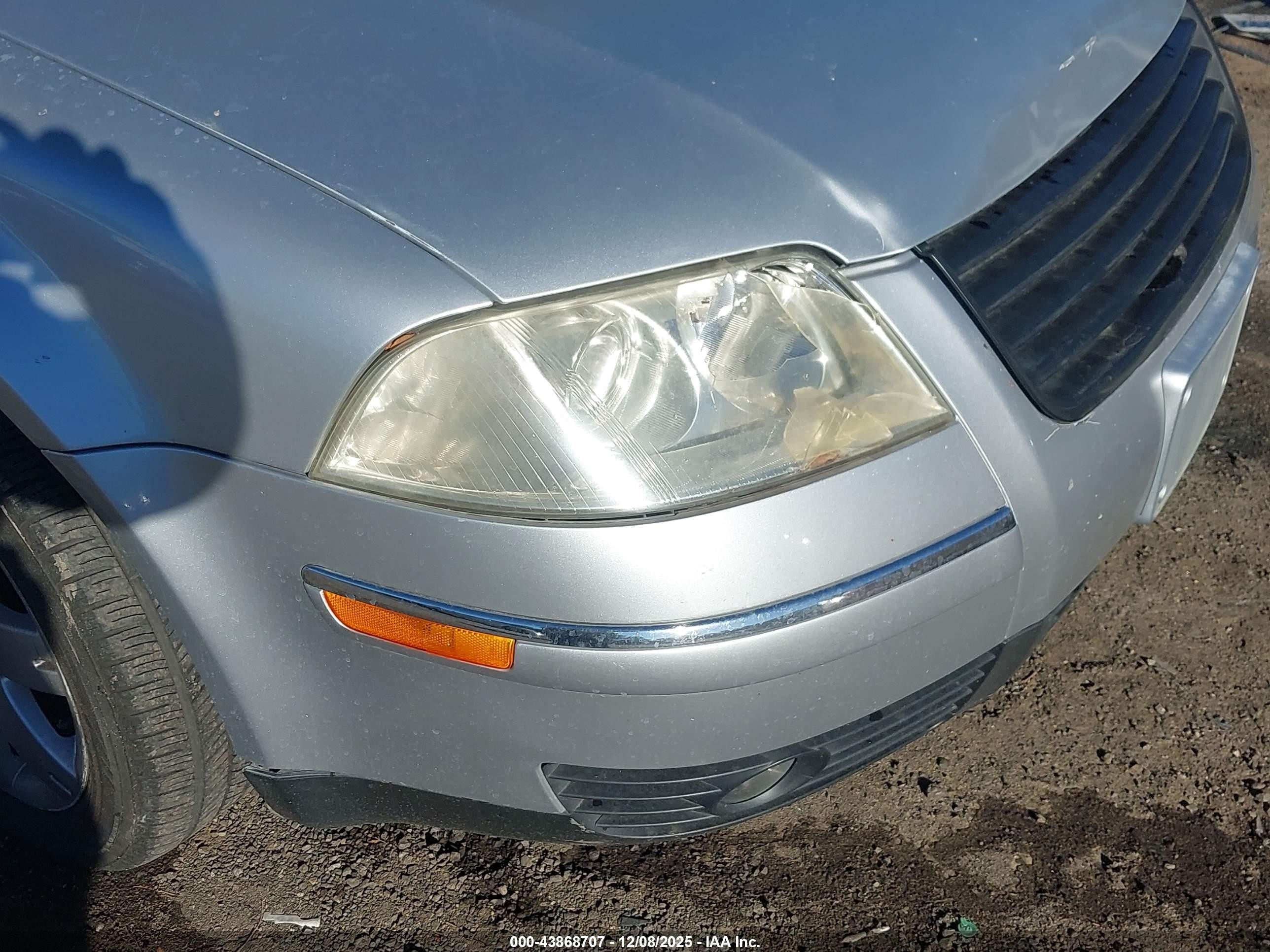 2005 Volkswagen Passat Gls 1.8t Silver vin: WVWAD63B95E061561