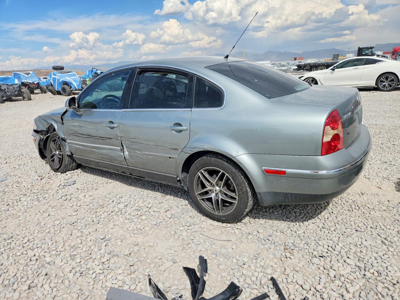 2005 Volkswagen Passat Gls Gray vin: WVWAD63B95P036437