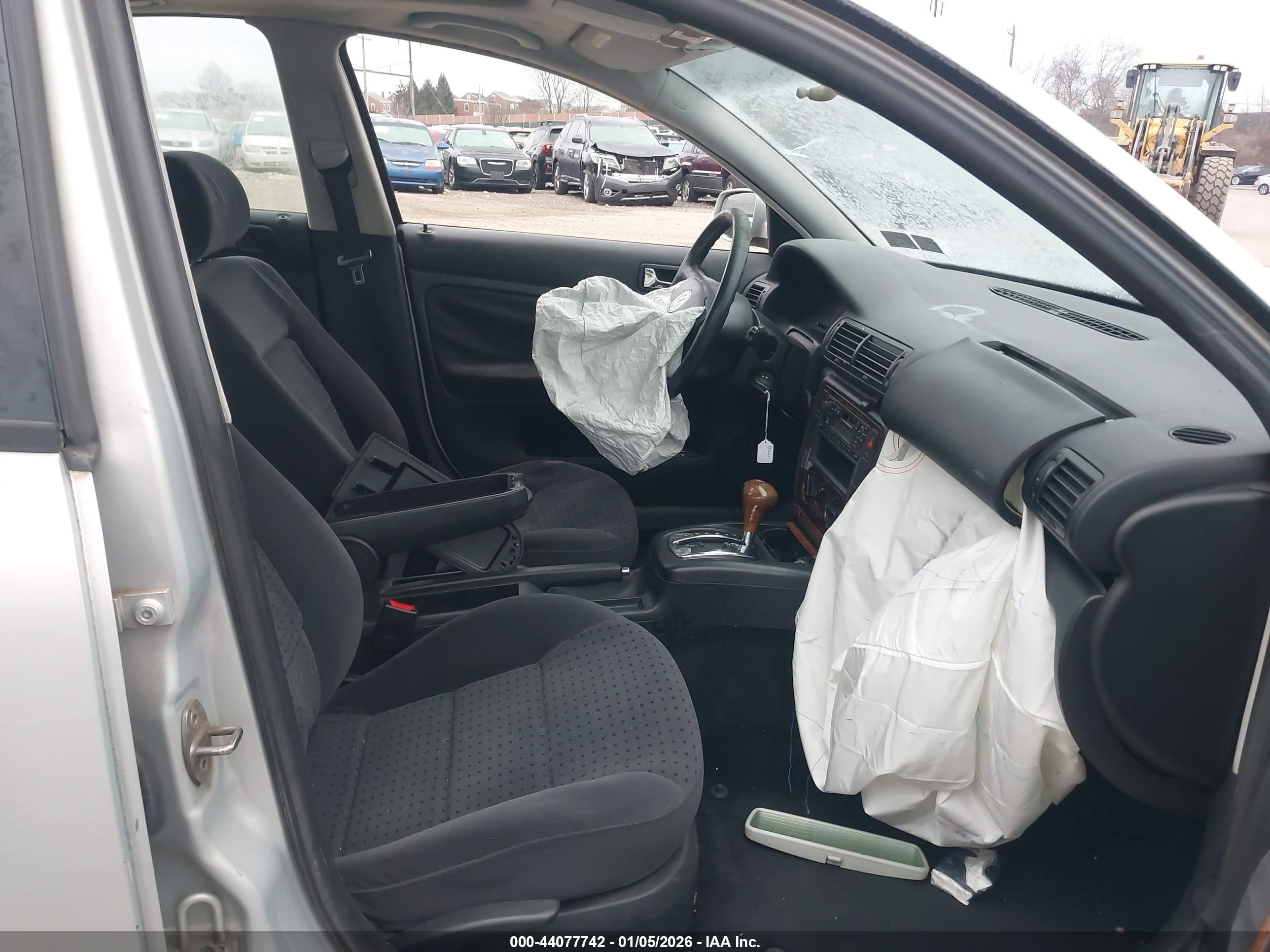 2001 Volkswagen Passat Gls V6 Silver vin: WVWAH63B91P014033
