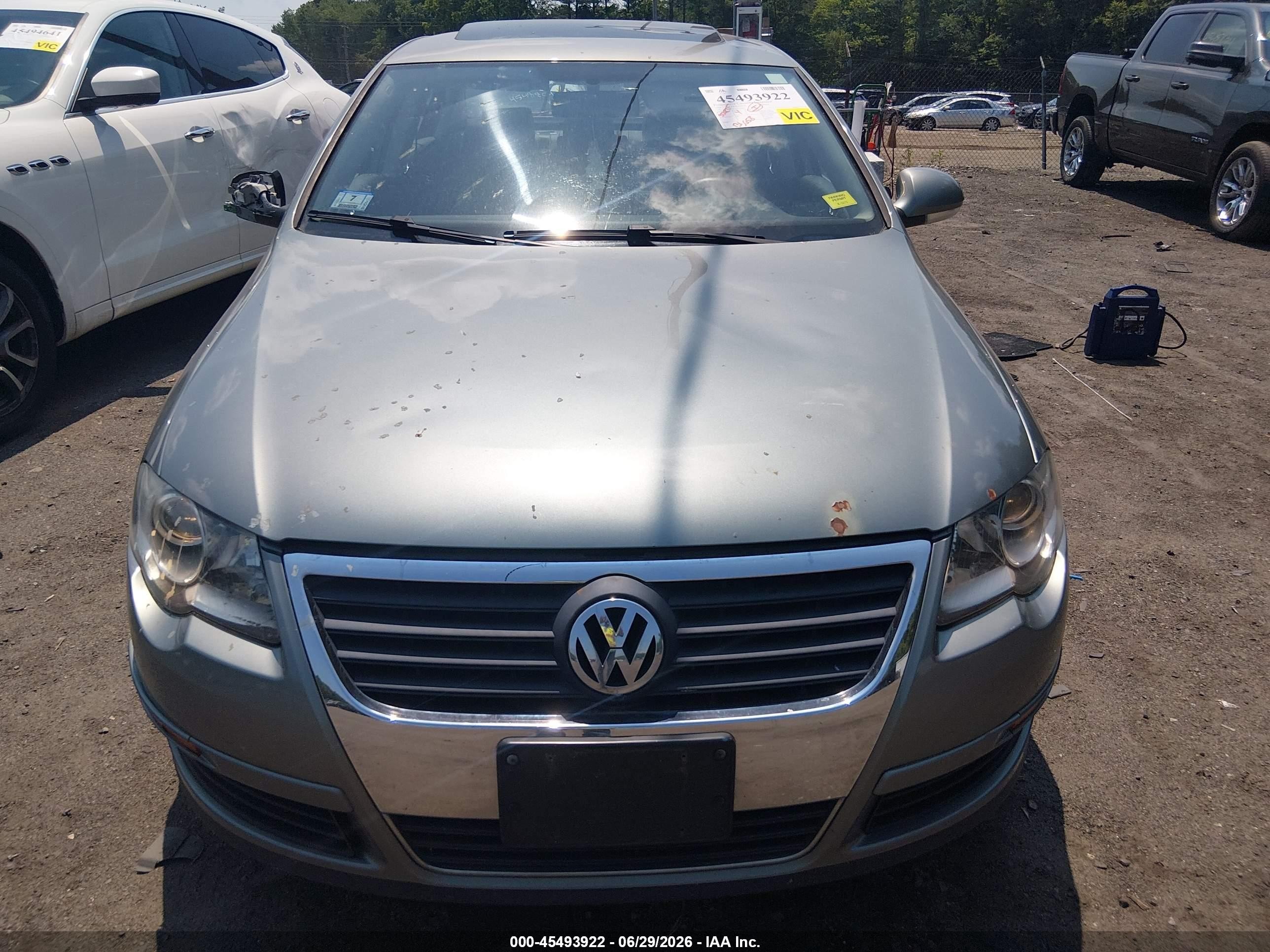 2006 Volkswagen Passat 2.0t Gray vin: WVWAK73C06P139896