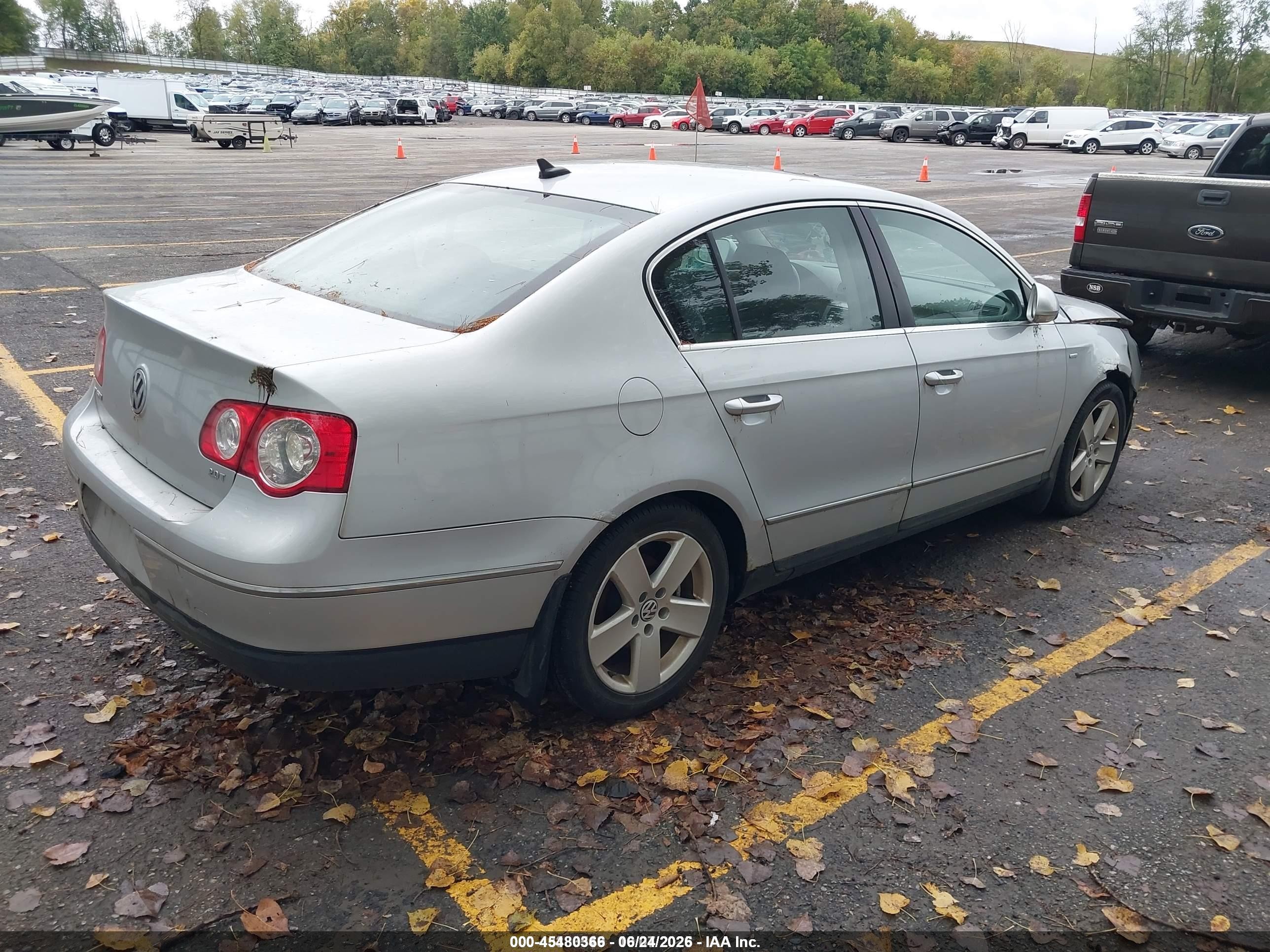 2007 Volkswagen Passat 2.0t/wolfsburg Edition Silver vin: WVWAK73C07P119097