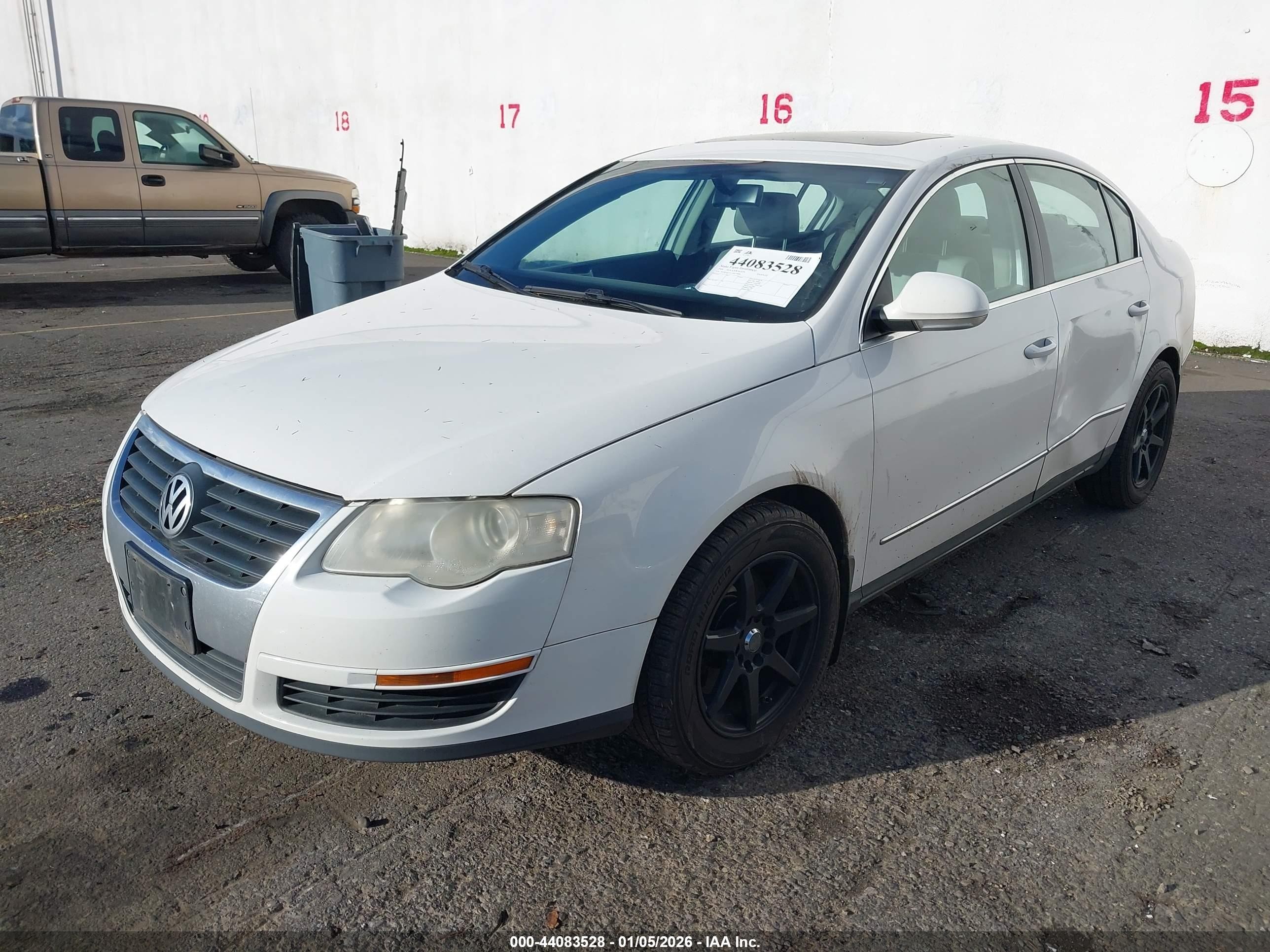2006 Volkswagen Passat 2.0t Белый vin: WVWAK73C16P179680