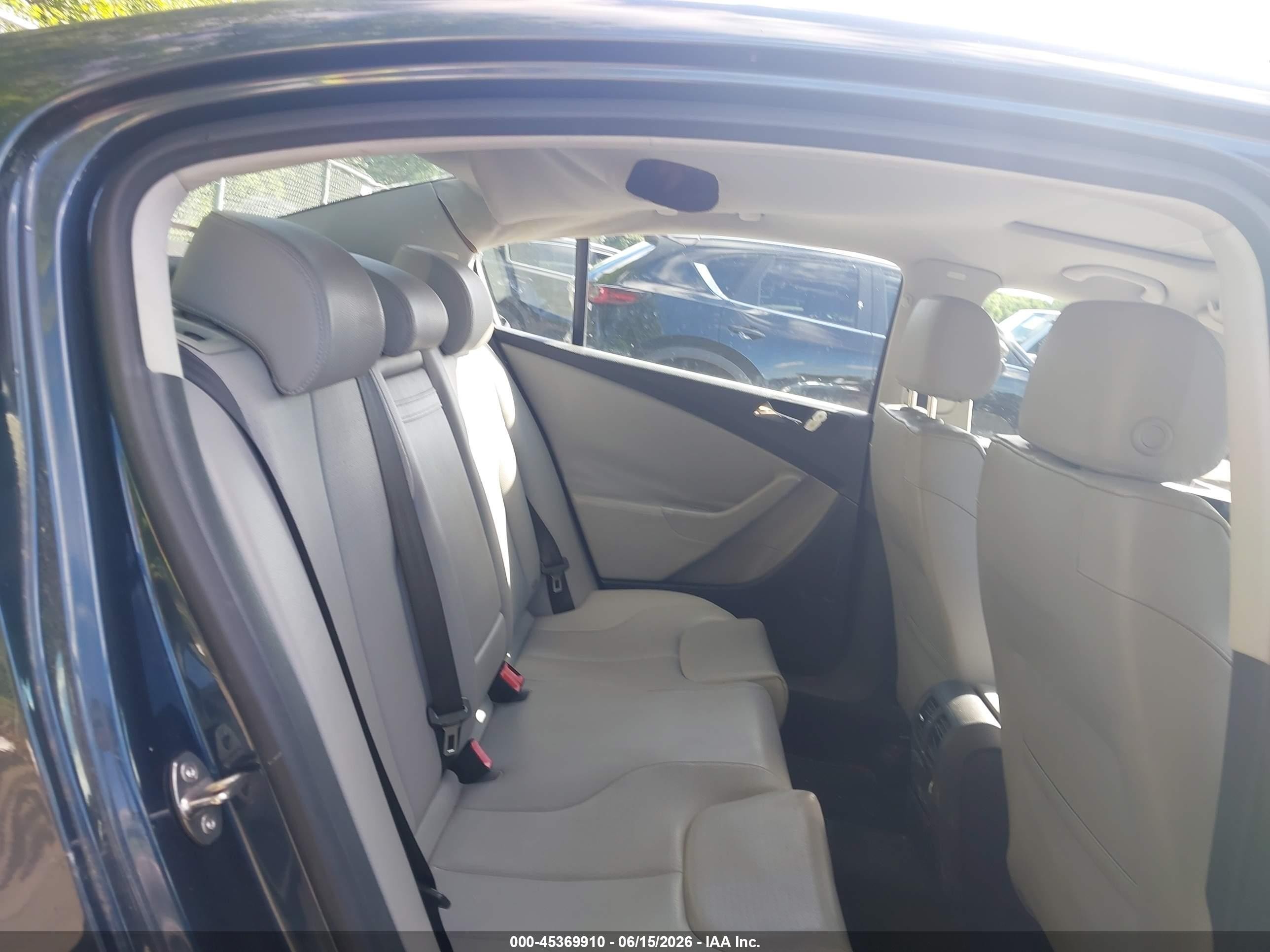 2006 Volkswagen Passat 2.0t/value Edition Blue vin: WVWAK73C26P055028