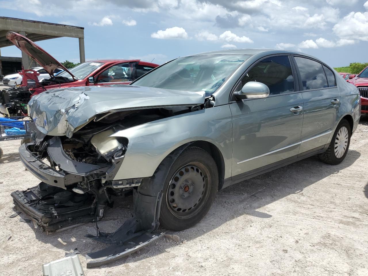 2006 Volkswagen Passat 2.0t Зеленый vin: WVWAK73C26P215411