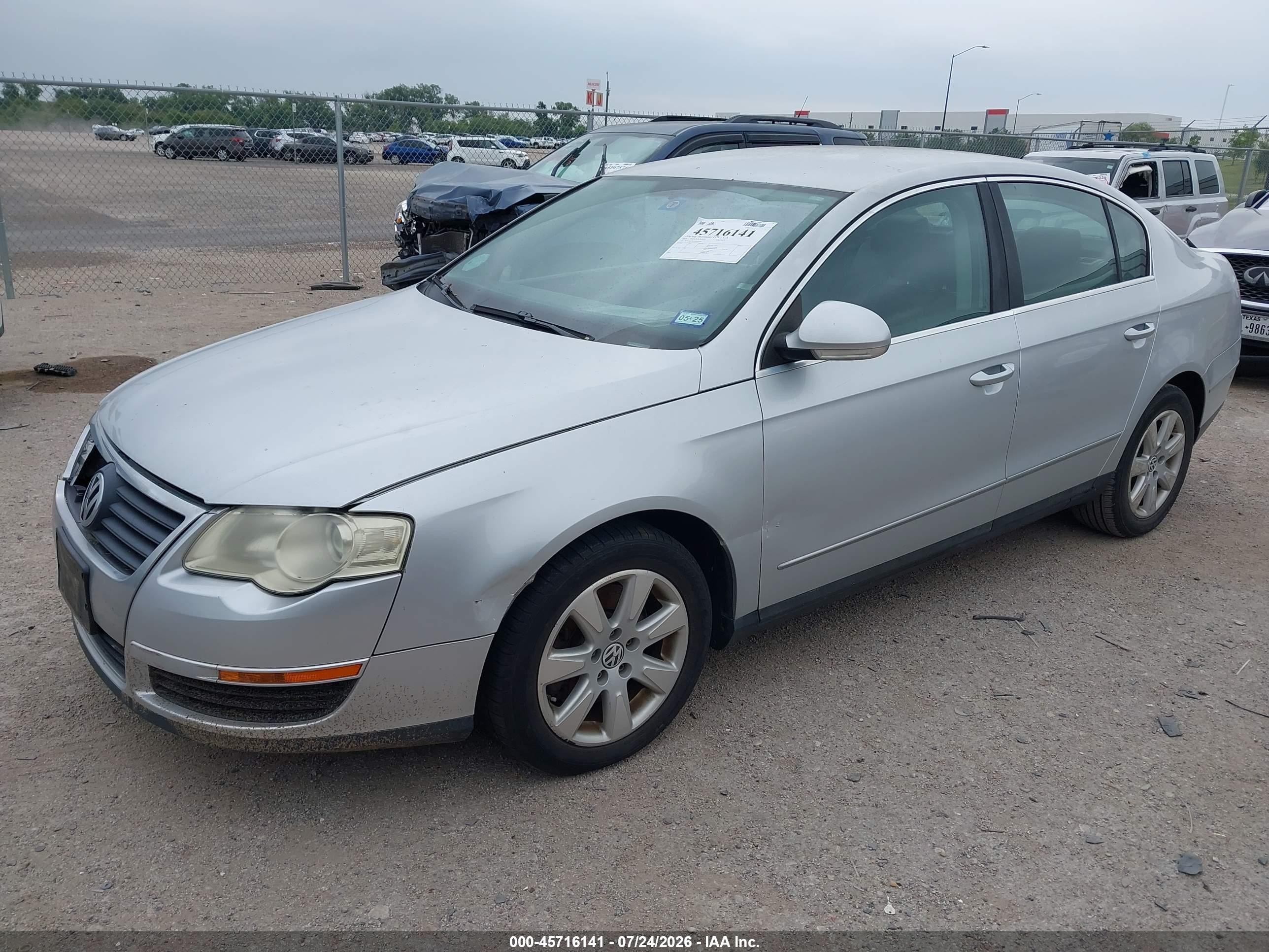 2006 Volkswagen Passat 2.0t Silver vin: WVWAK73C56P059168
