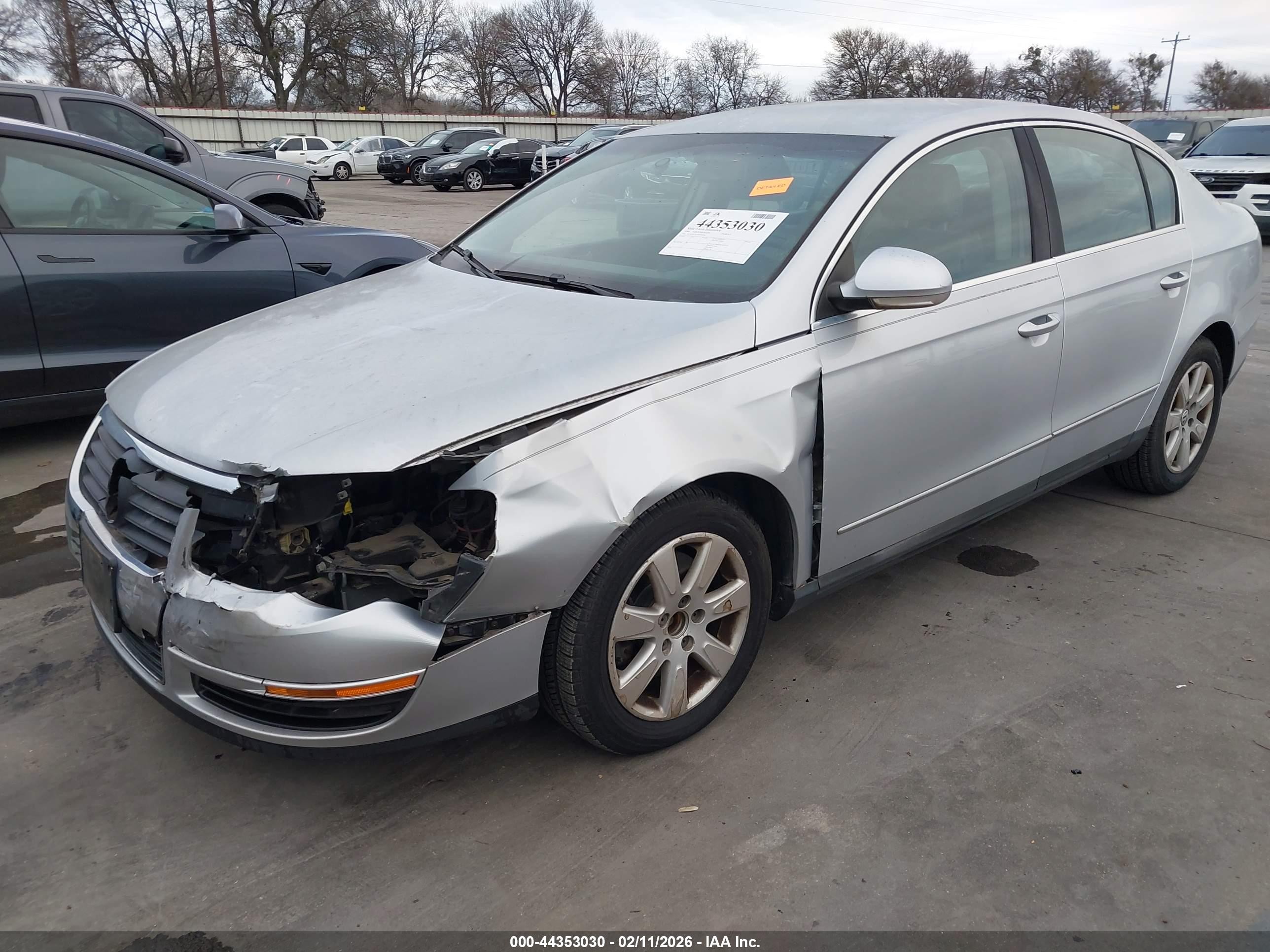 2006 Volkswagen Passat 2.0t Серебряный vin: WVWAK73C56P168746