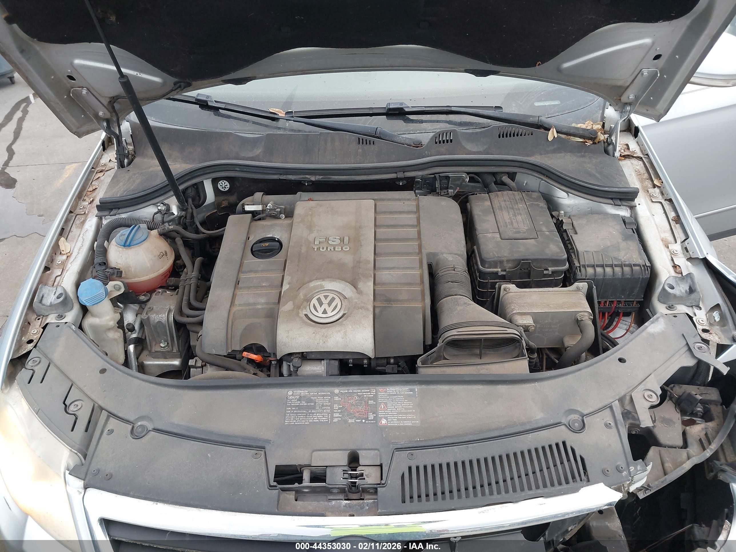2006 Volkswagen Passat 2.0t Серебряный vin: WVWAK73C56P168746