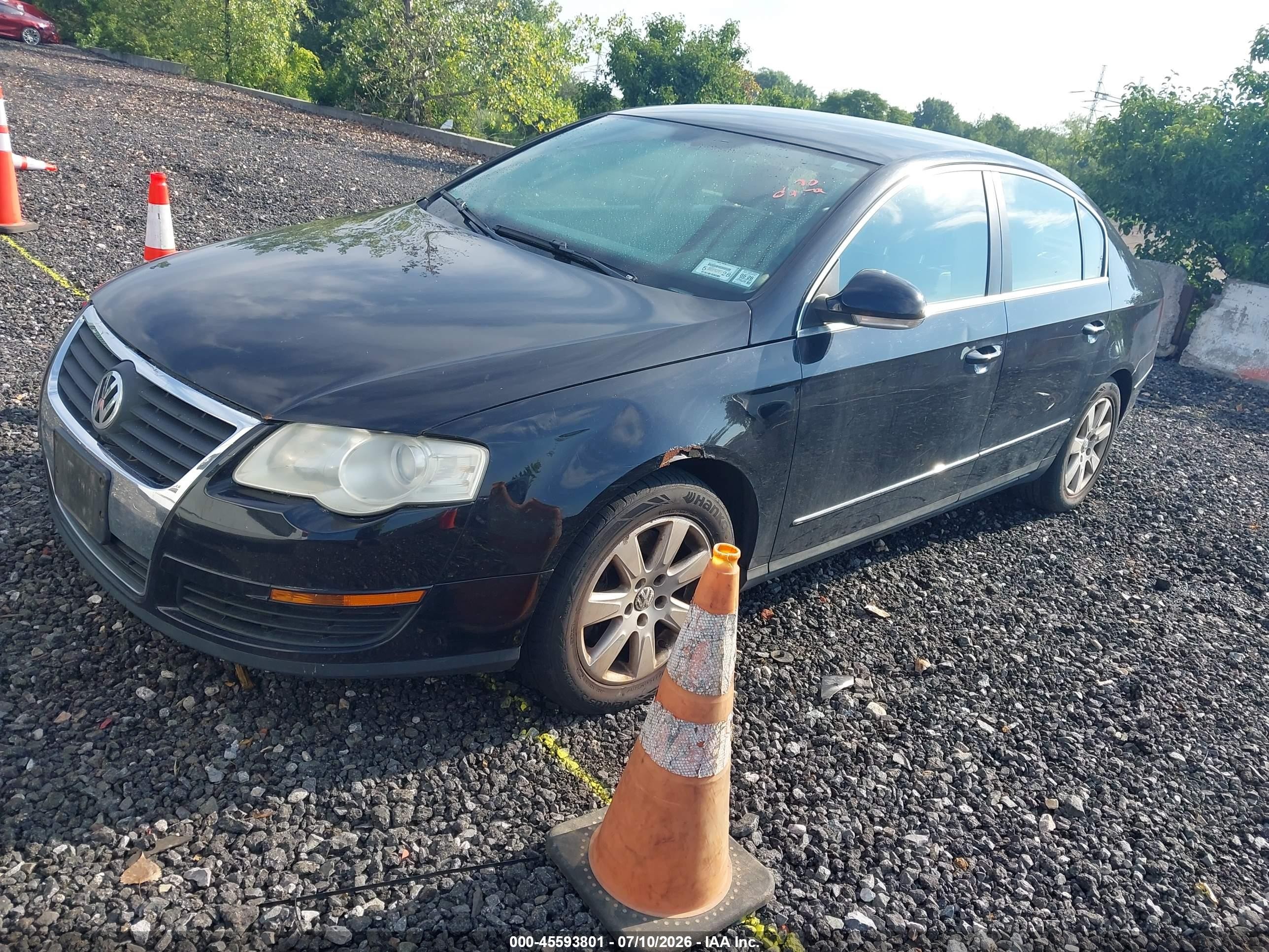 2006 Volkswagen Passat 2.0t/2.0t Value Black vin: WVWAK73C86P166084