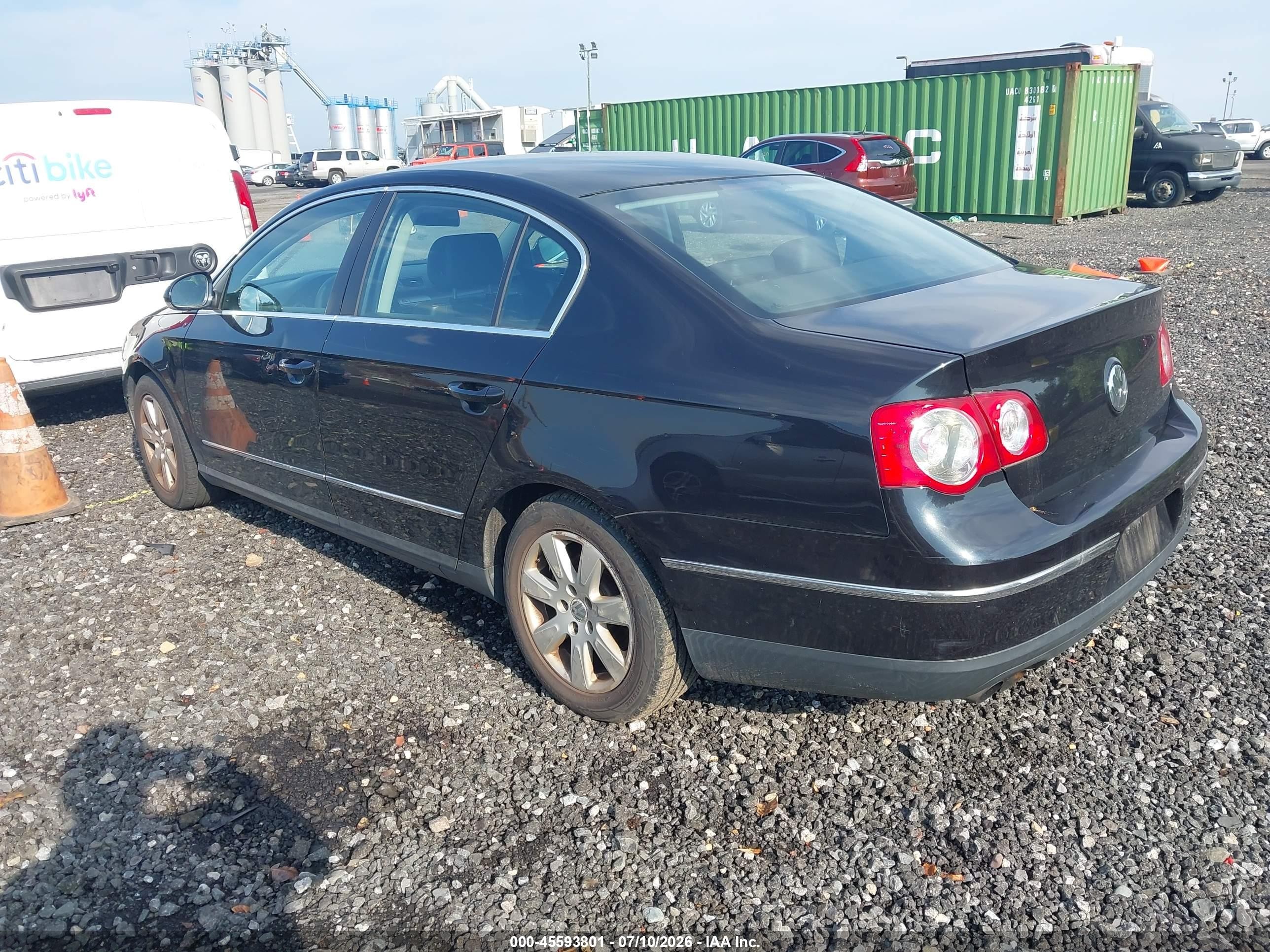 2006 Volkswagen Passat 2.0t/2.0t Value Black vin: WVWAK73C86P166084