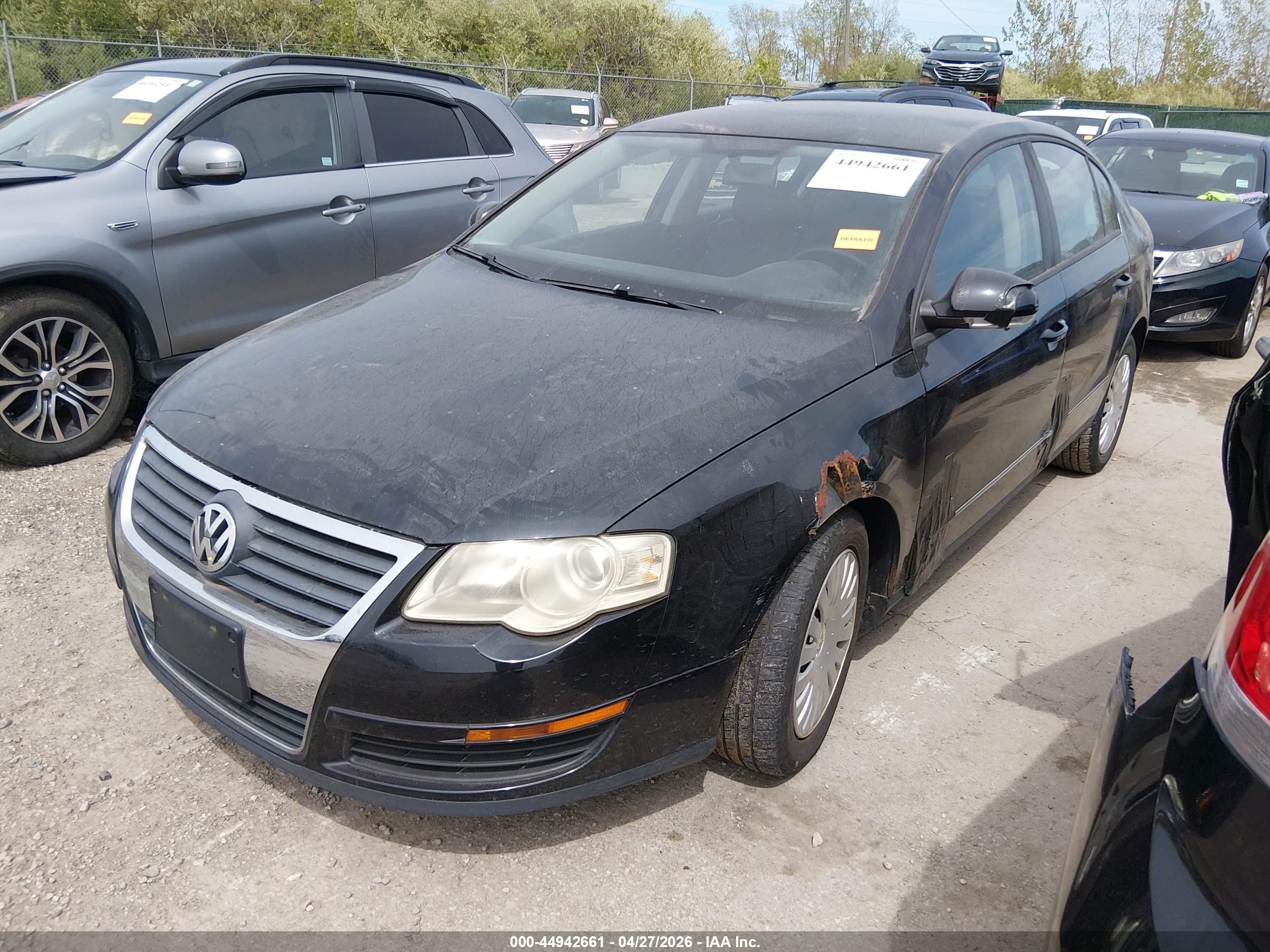 2006 Volkswagen Passat Value Edition Black vin: WVWAK73C86P216689