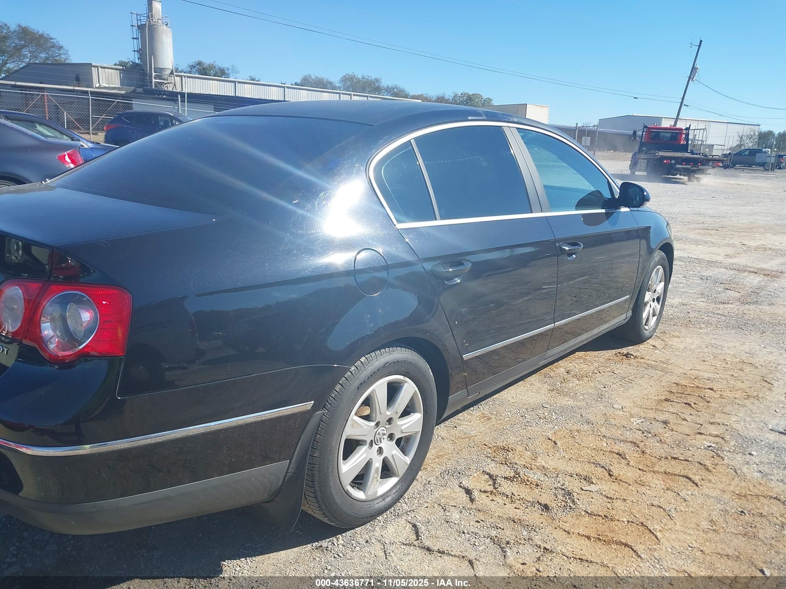 2006 Volkswagen Passat 2.0t Black vin: WVWAK73C96P095705