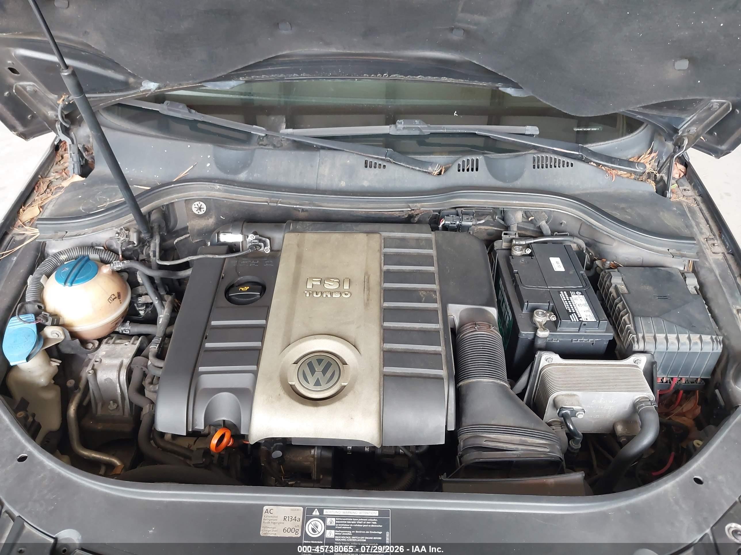 2006 Volkswagen Passat 2.0t Brown vin: WVWAK73CX6P169911