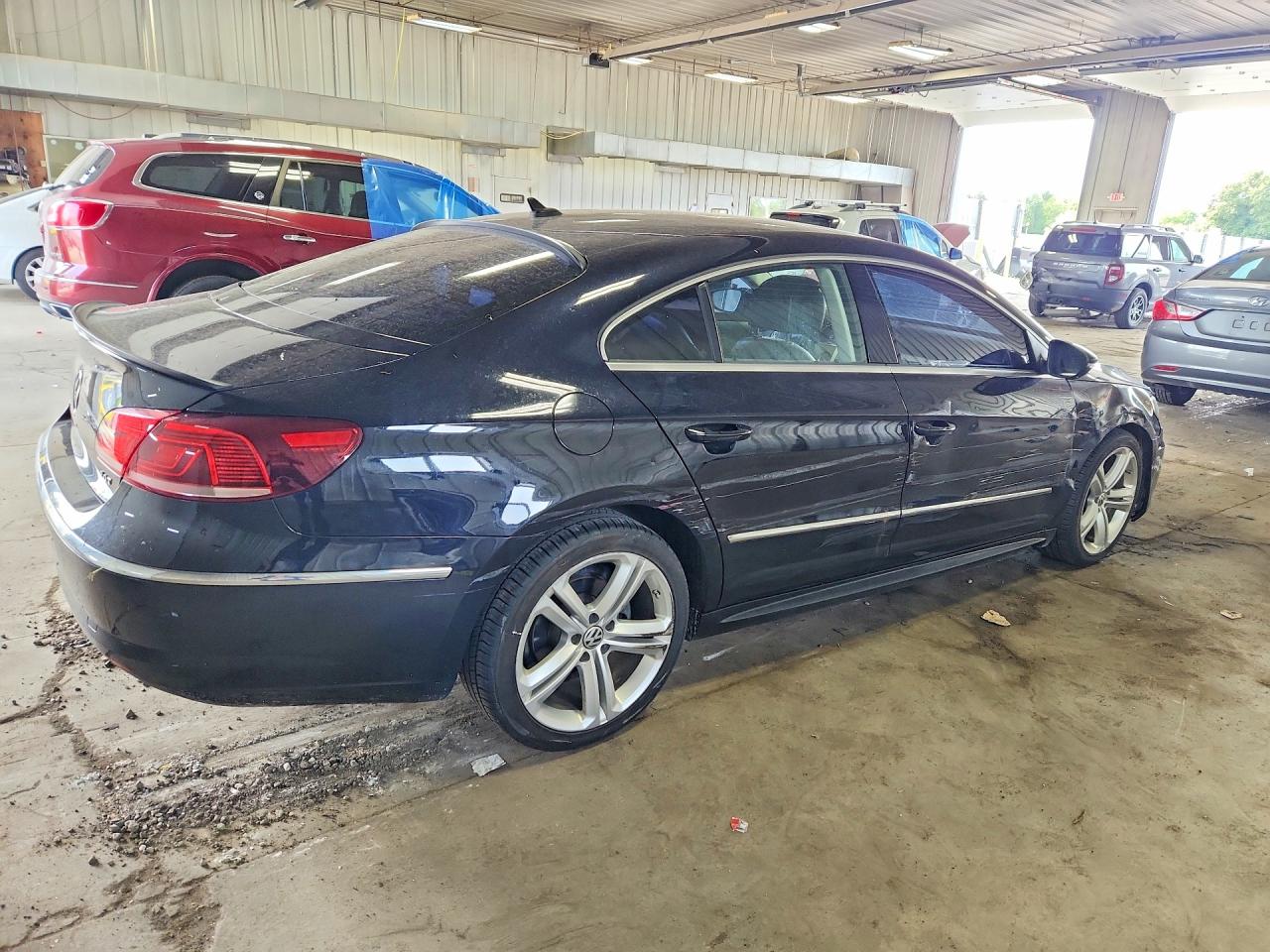 2014 Volkswagen Cc Sport Black vin: WVWAN7AN3EE528019