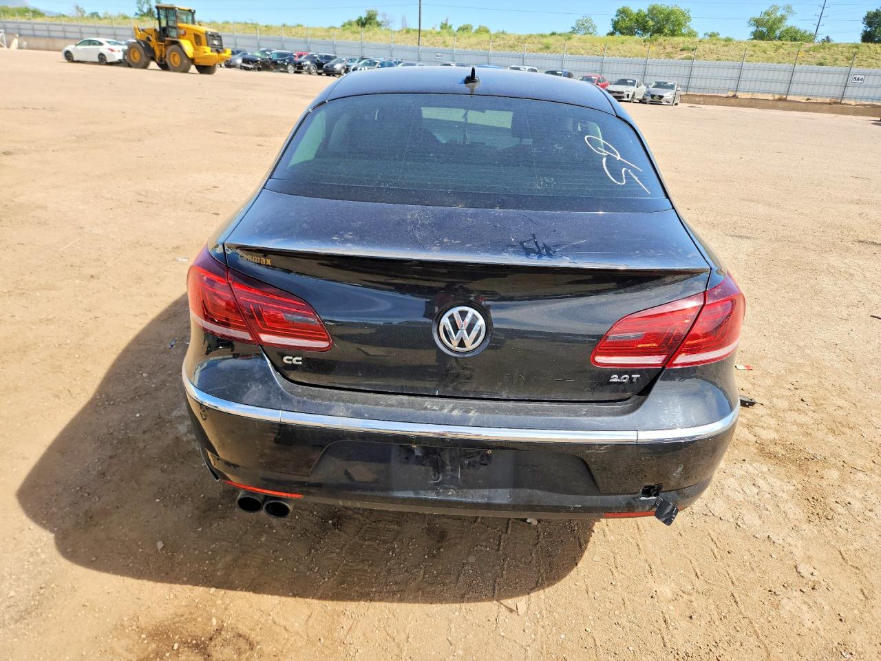 2015 Volkswagen Cc Sport Black vin: WVWAN7AN4FE821297