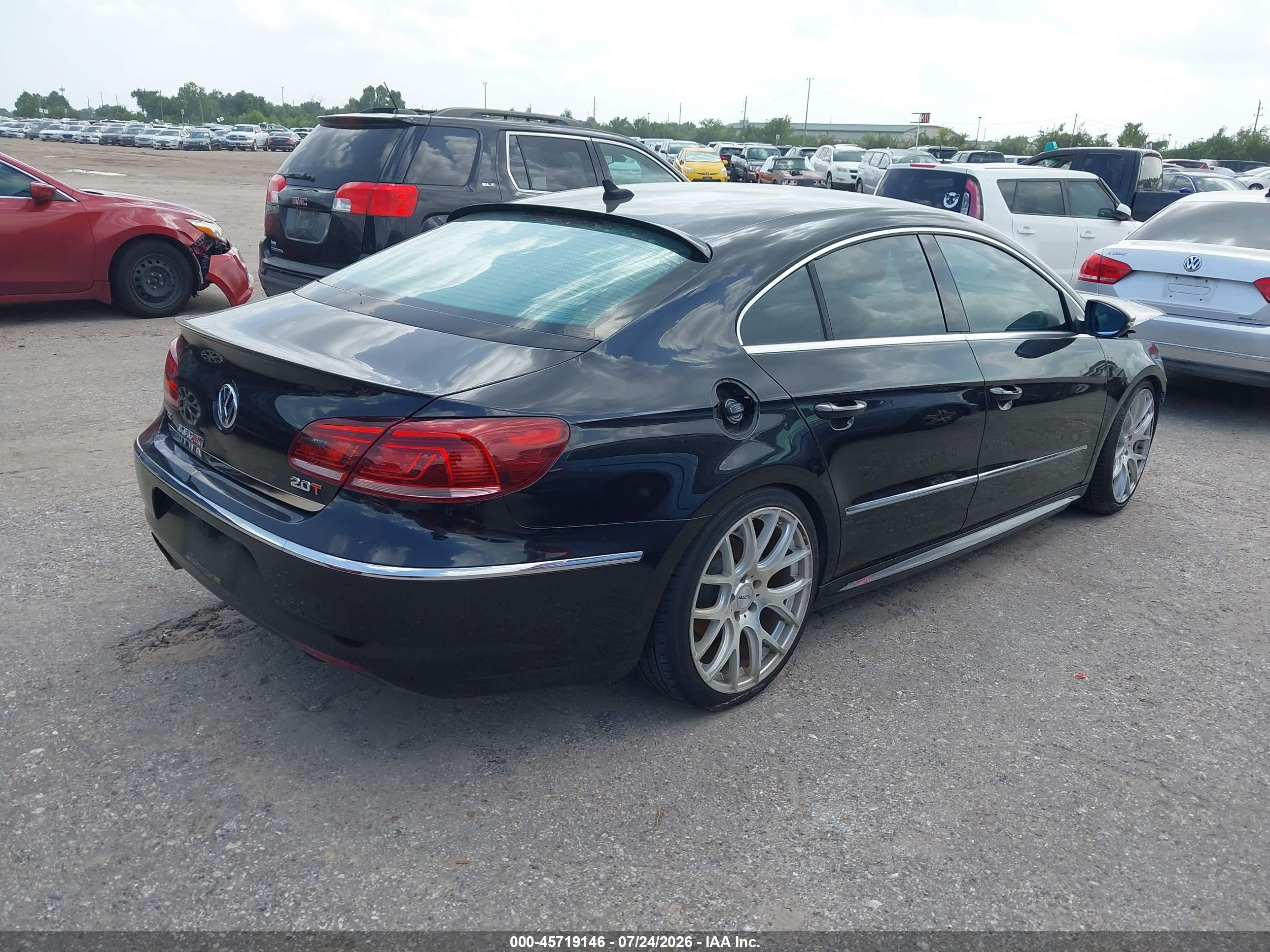 2015 Volkswagen Cc 2.0t R-line Черный vin: WVWAN7AN6FE809040