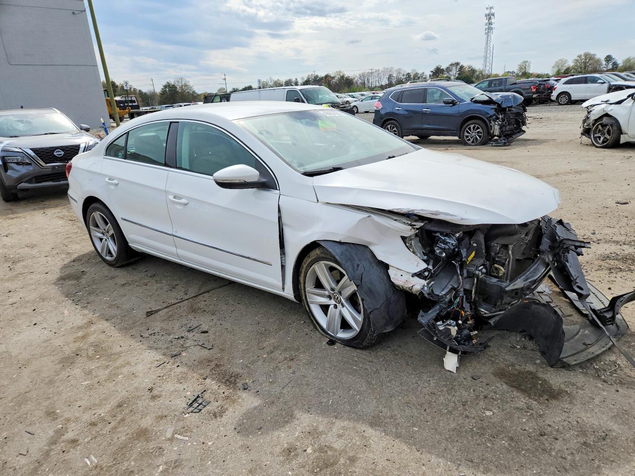 2013 Volkswagen Cc Sport Белый vin: WVWAP7AN2DE568343