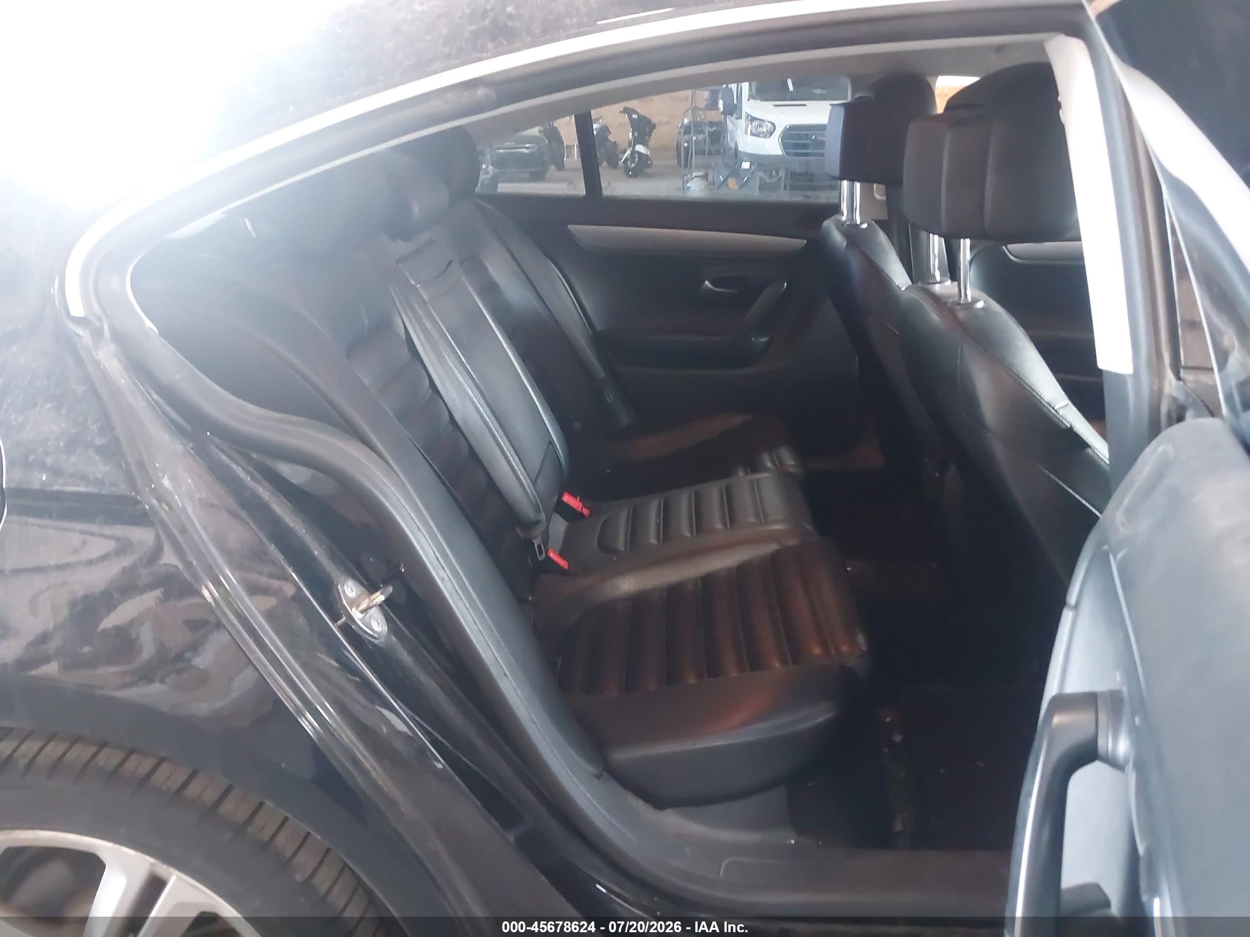 2014 Volkswagen Cc 2.0t R-line Black vin: WVWAP7AN3EE500845