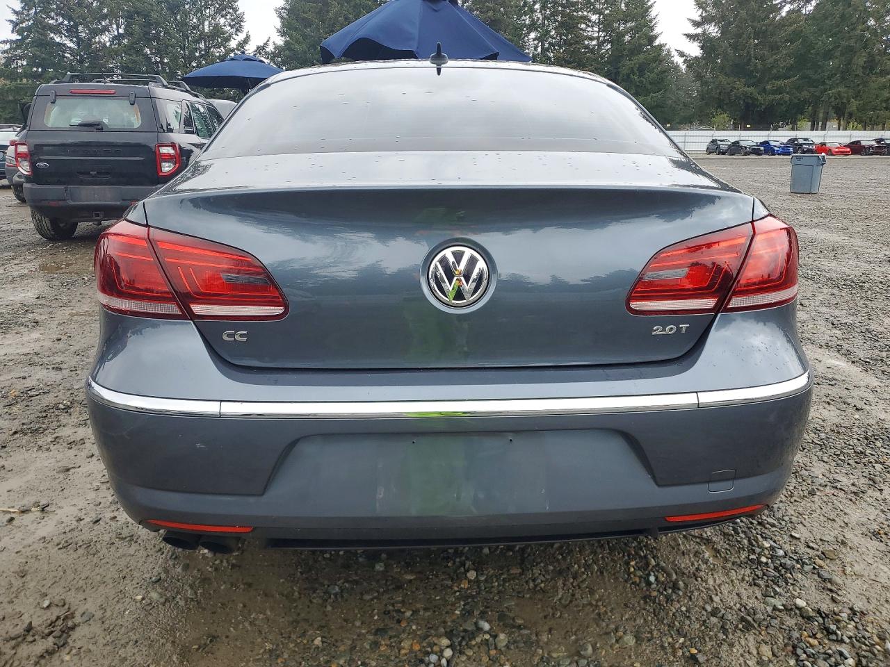 2013 Volkswagen Cc Sport Gray vin: WVWAP7AN5DE505642