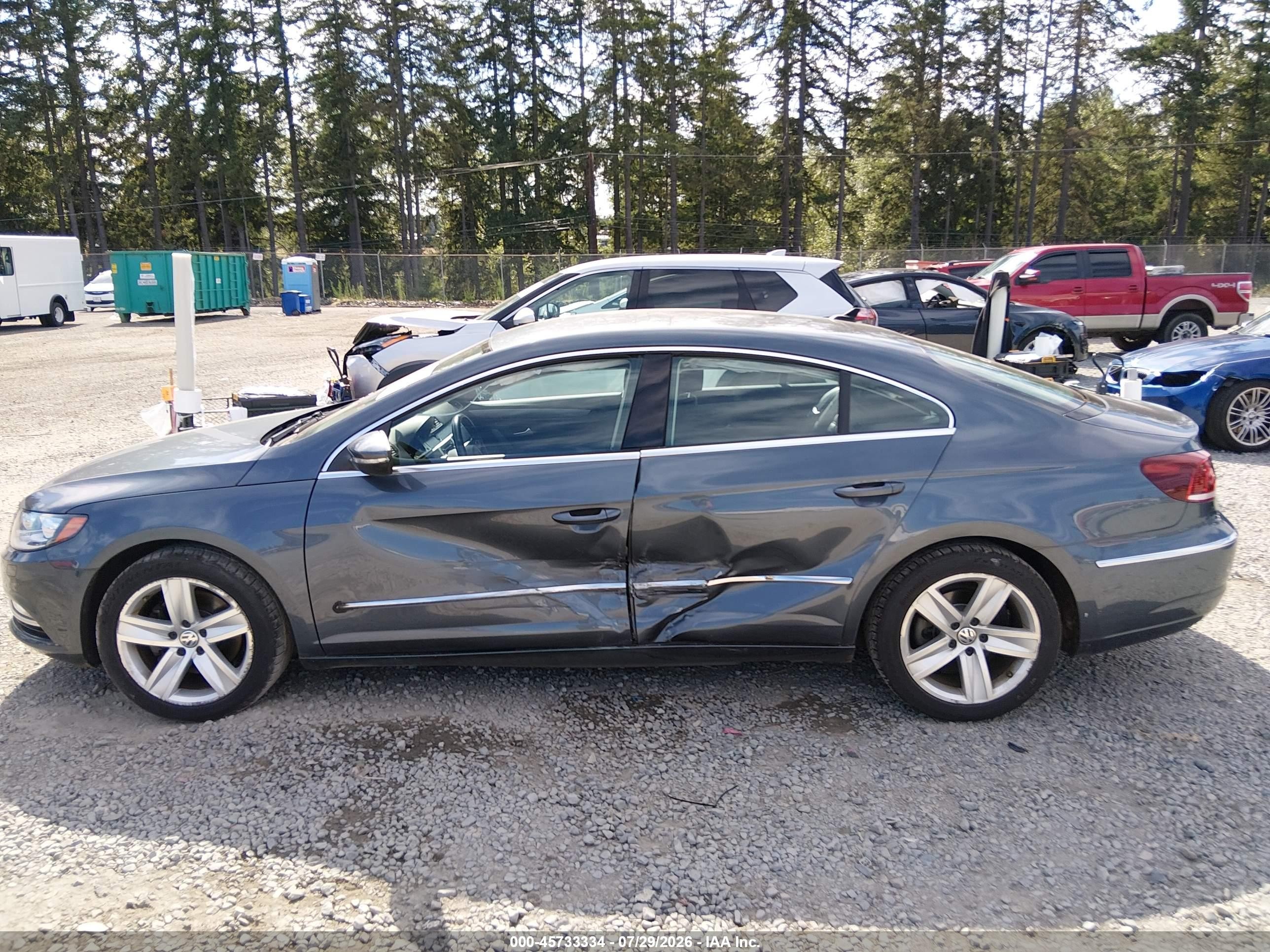2013 Volkswagen Cc 2.0t Sport Серый vin: WVWAP7AN7DE550131