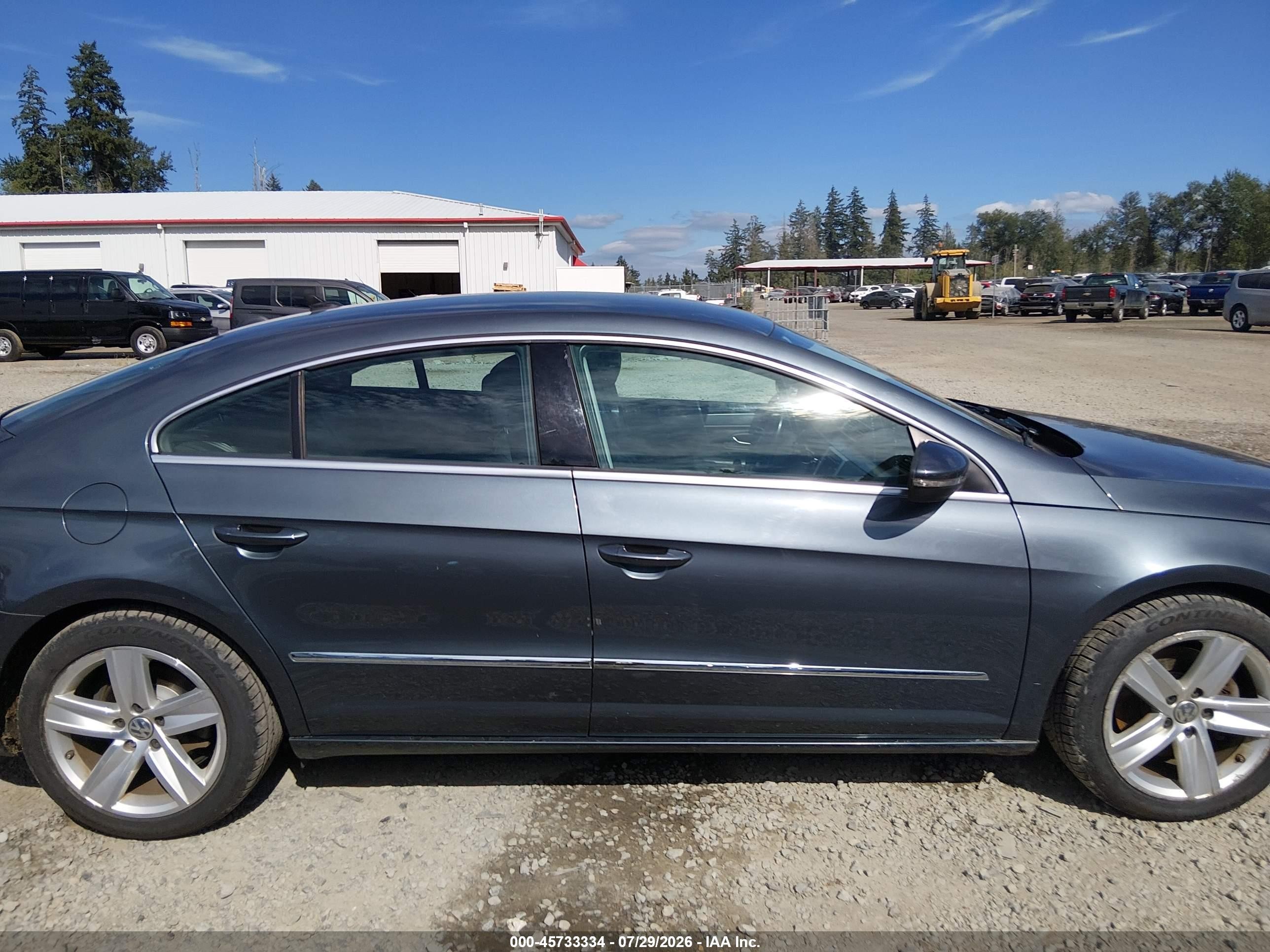 2013 Volkswagen Cc 2.0t Sport Серый vin: WVWAP7AN7DE550131