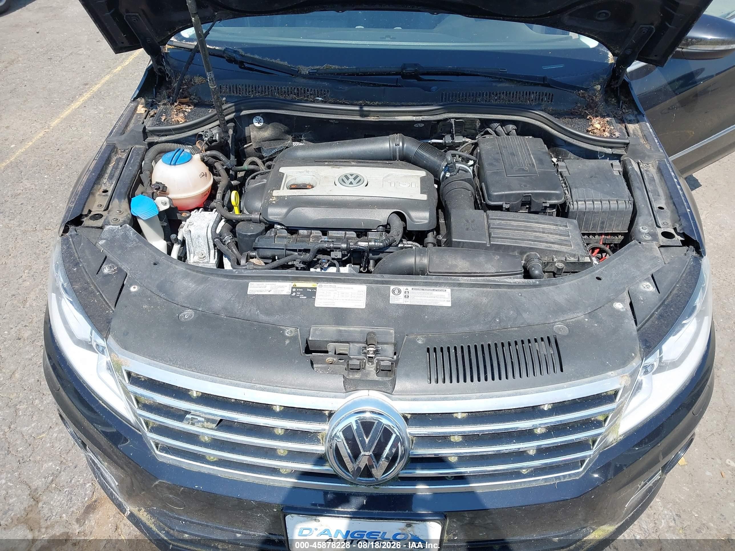 2014 Volkswagen Cc 2.0t R-line Black vin: WVWAP7AN8EE502090