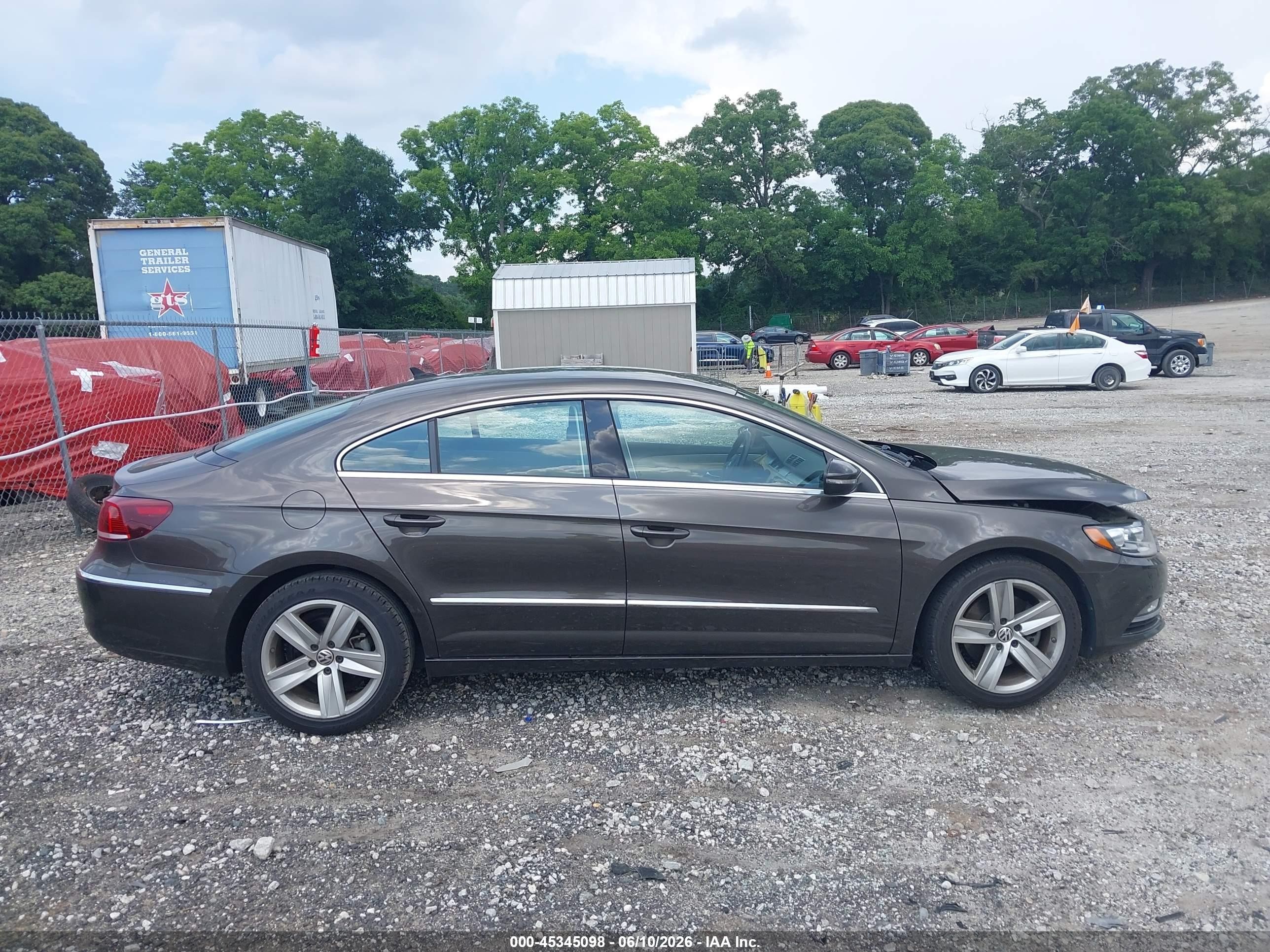 2013 Volkswagen Cc 2.0t Sport Gray vin: WVWAP7AN9DE520239