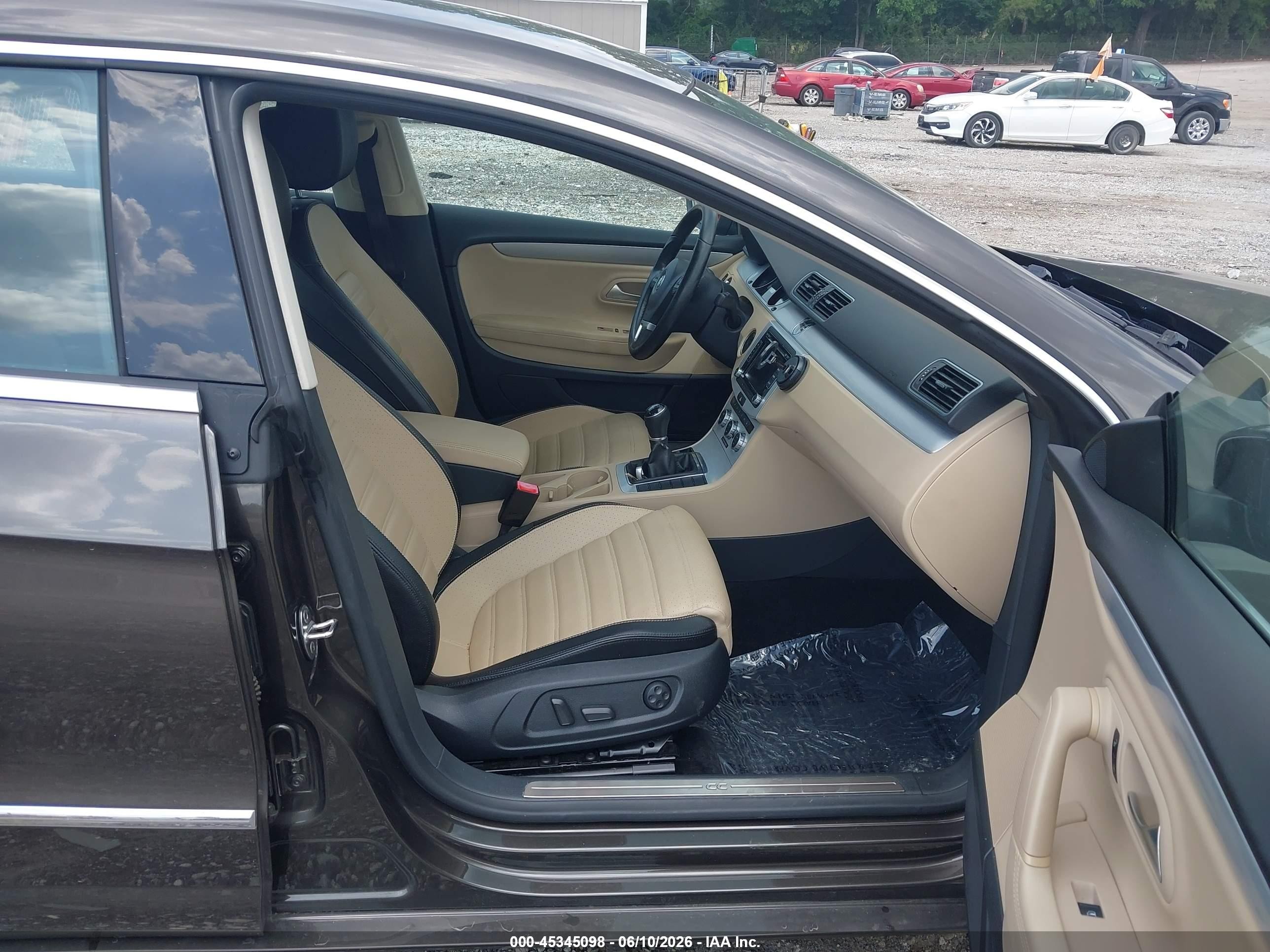 2013 Volkswagen Cc 2.0t Sport Gray vin: WVWAP7AN9DE520239