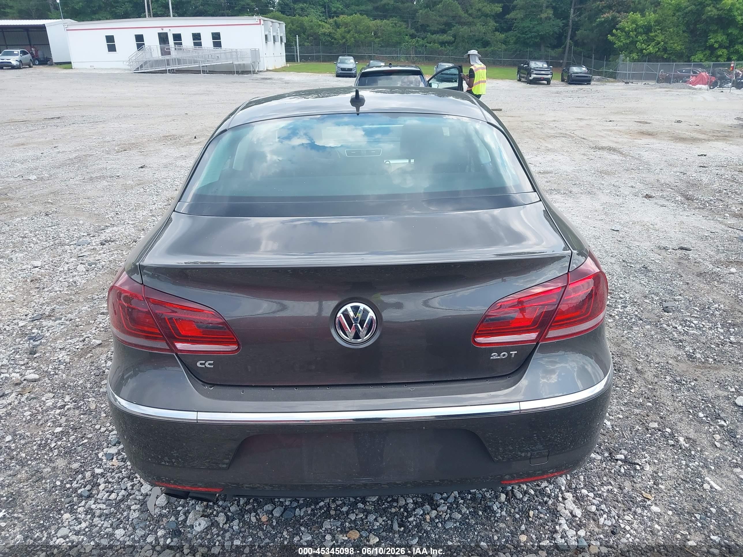 2013 Volkswagen Cc 2.0t Sport Gray vin: WVWAP7AN9DE520239