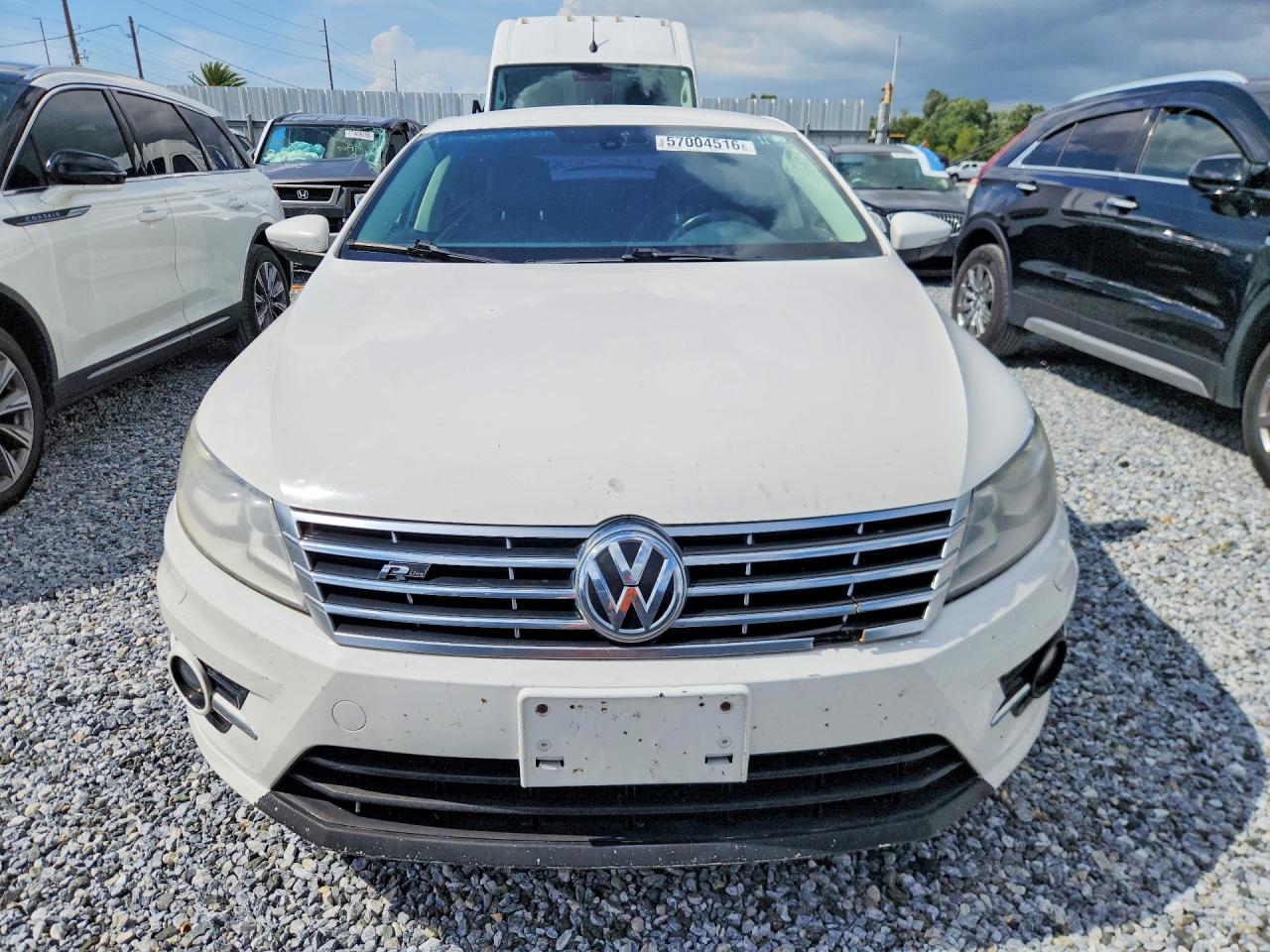 2014 Volkswagen Cc Sport White vin: WVWAP7AN9EE529959