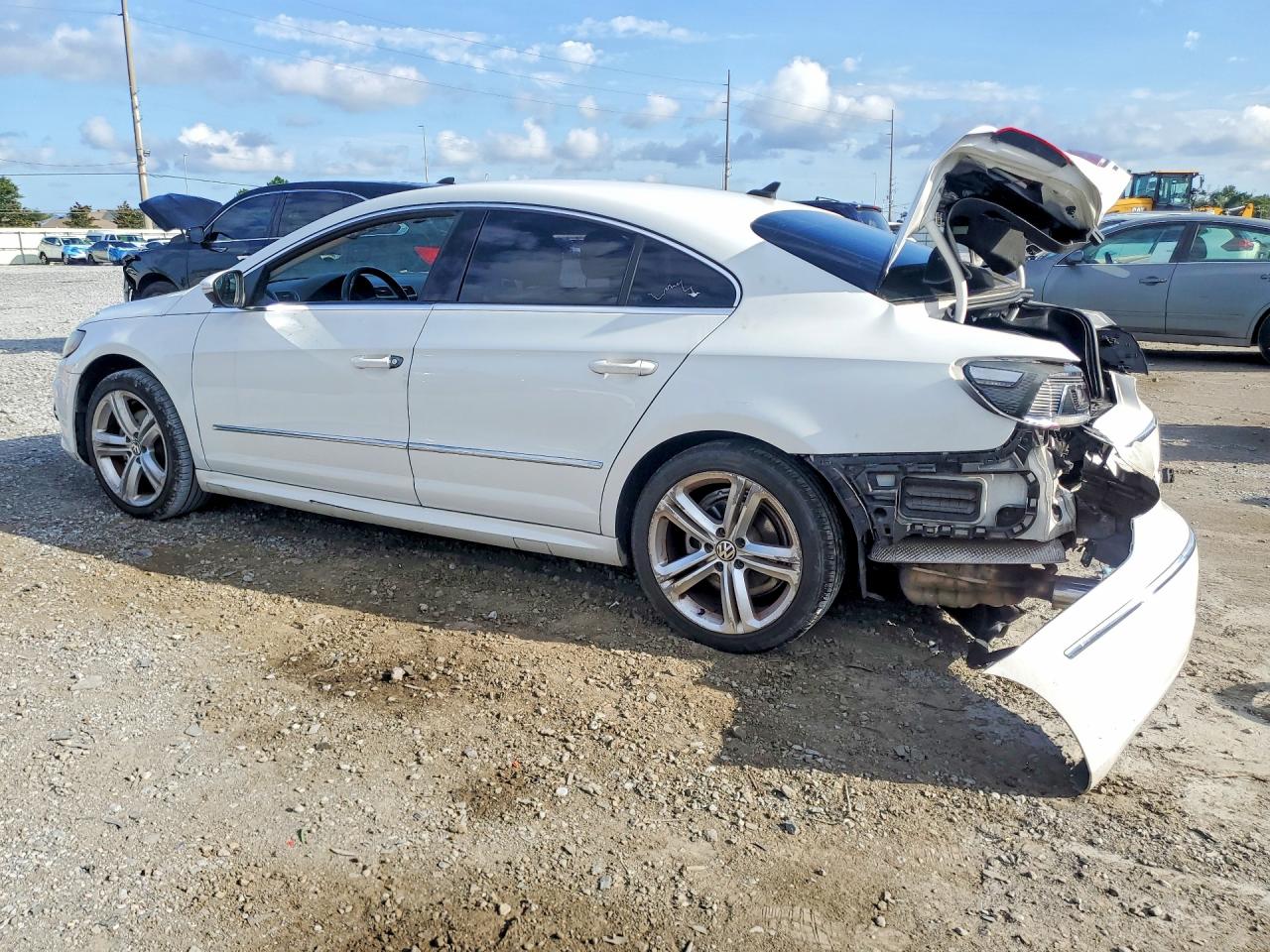 2014 Volkswagen Cc Sport White vin: WVWAP7AN9EE529959