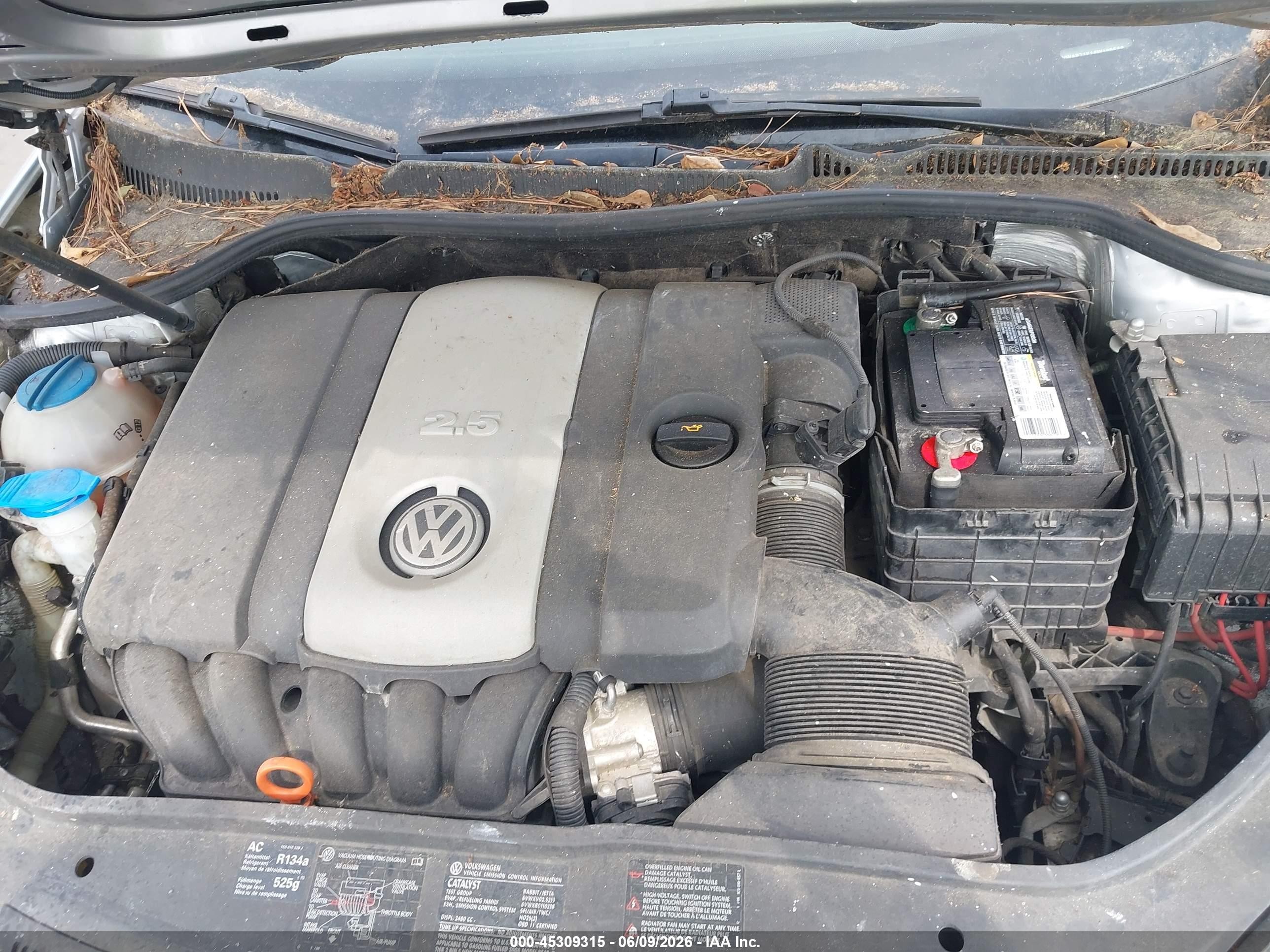 2006 Volkswagen Rabbit 2-door Silver vin: WVWAR71K16W195549