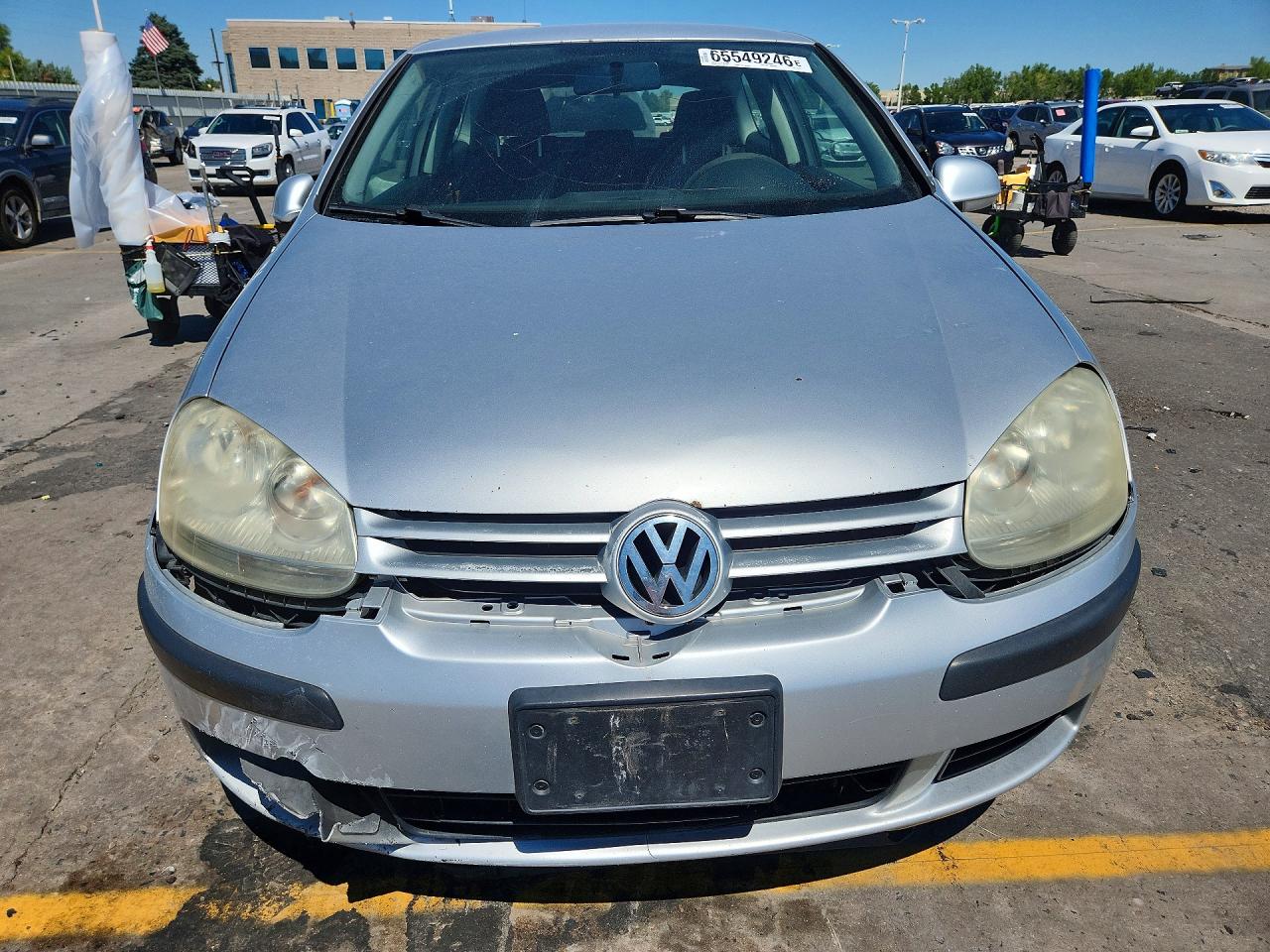 2007 Volkswagen Rabbit Silver vin: WVWAR71K67W028234