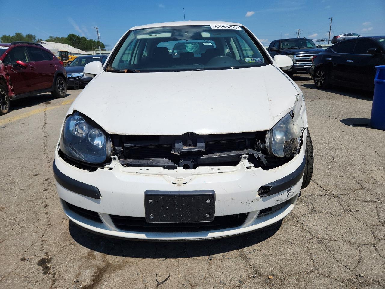 2007 Volkswagen Rabbit White vin: WVWAR71K67W108407