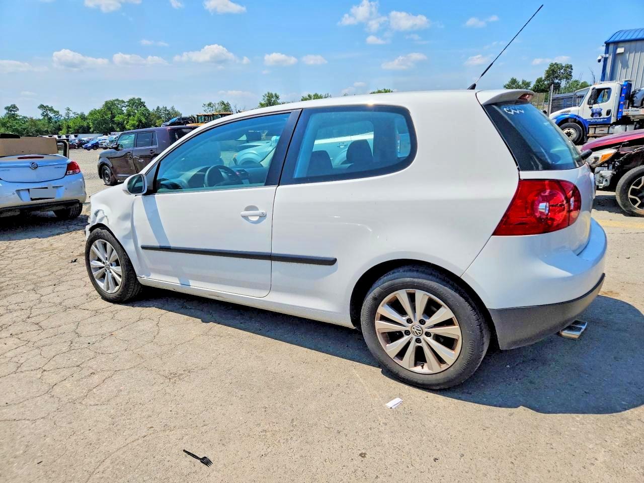 2007 Volkswagen Rabbit White vin: WVWAR71K67W108407