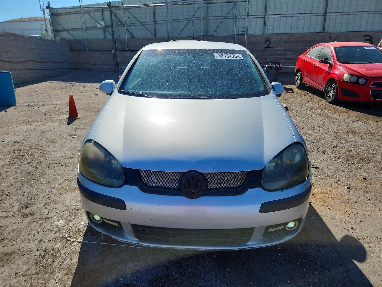 2007 Volkswagen Rabbit Silver vin: WVWAR71K77W200626