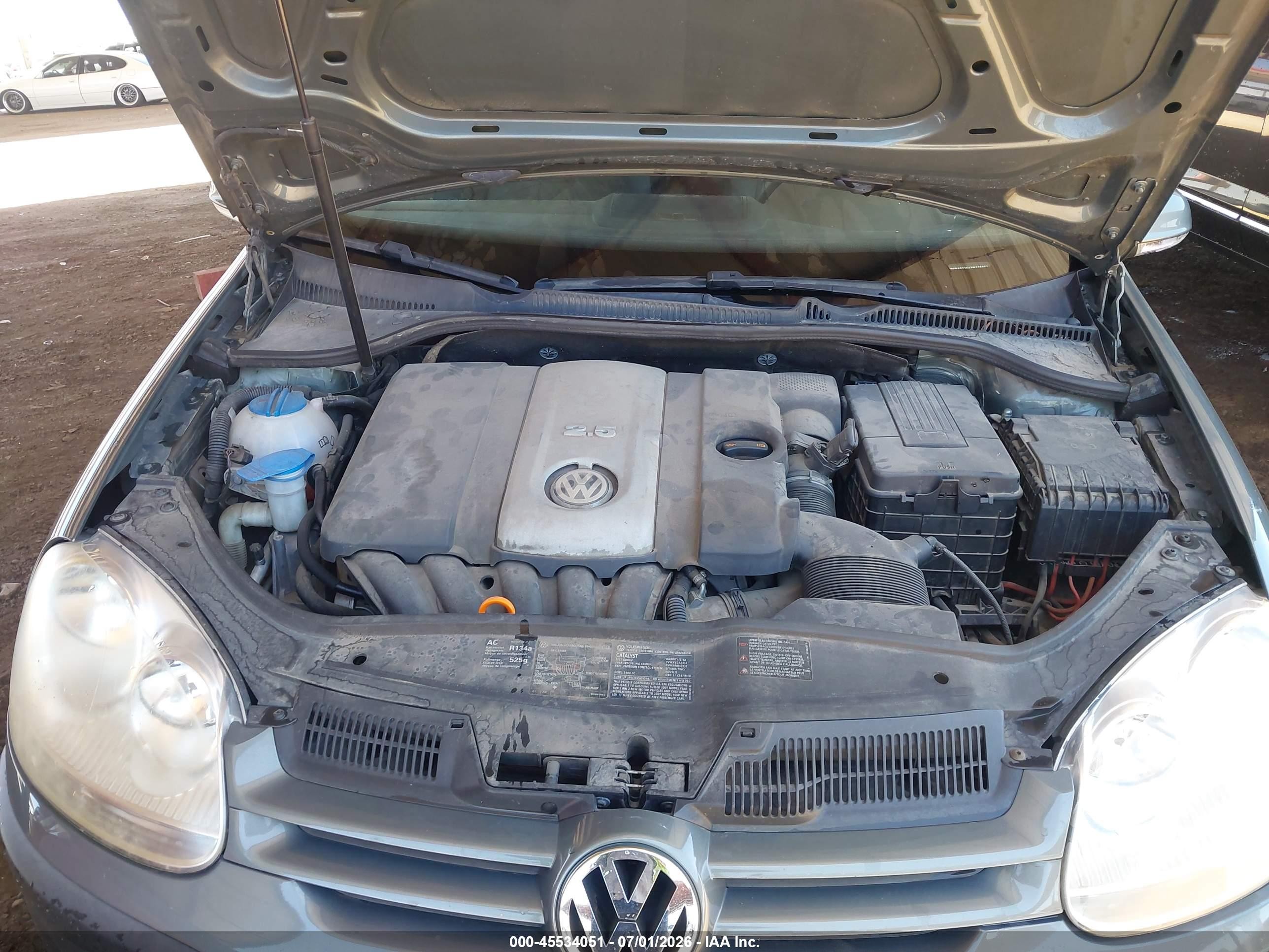 2007 Volkswagen Rabbit 2-door W/pzev (m5) Gray vin: WVWAS71K47W175947
