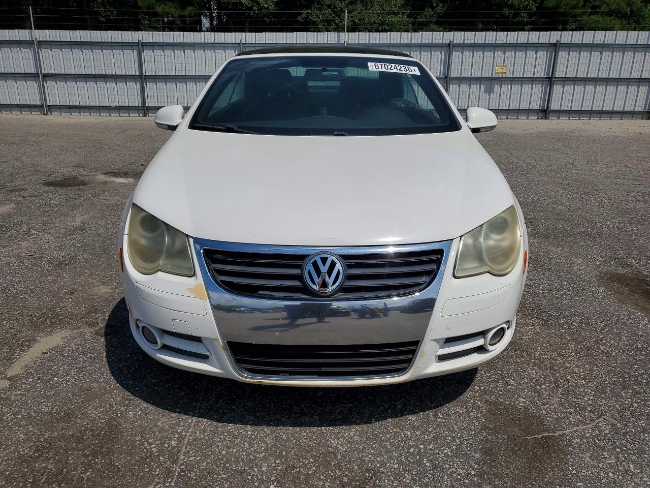 2008 Volkswagen Eos Turbo White vin: WVWBA71F08V040269