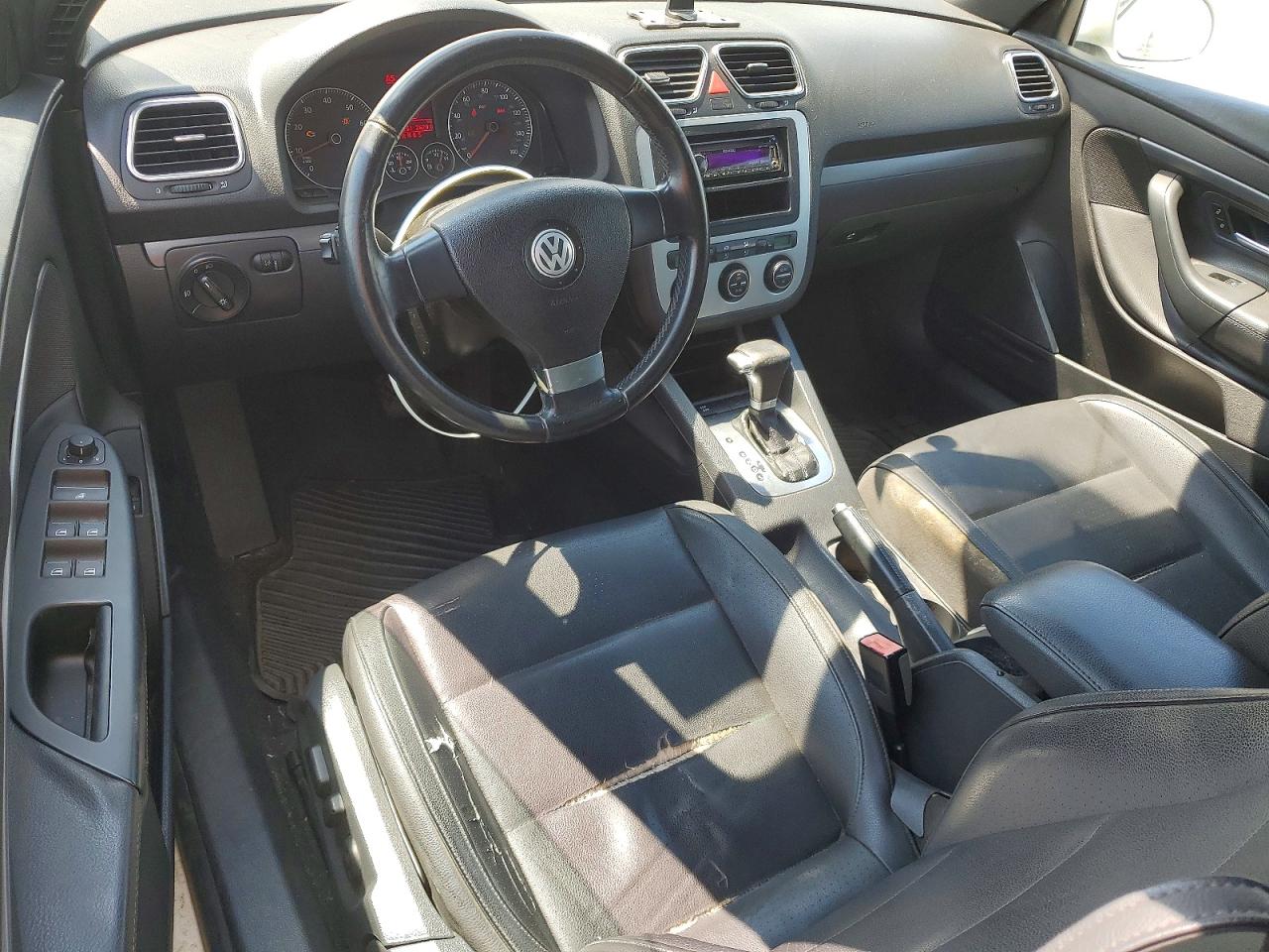 2008 Volkswagen Eos Turbo White vin: WVWBA71F08V040269