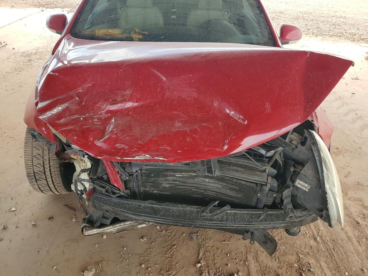 2008 Volkswagen Eos Turbo/komfort Red vin: WVWBA71F08V053393
