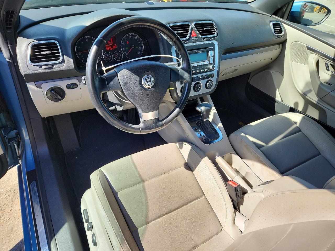 2009 Volkswagen Eos Turbo Blue vin: WVWBA71F09V004440