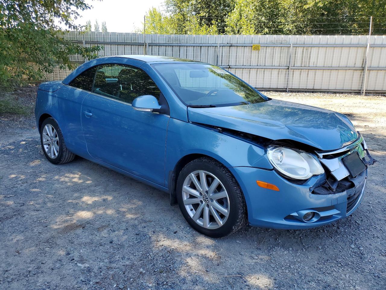 2008 Volkswagen Eos Turbo/komfort Blue vin: WVWBA71F18V053130