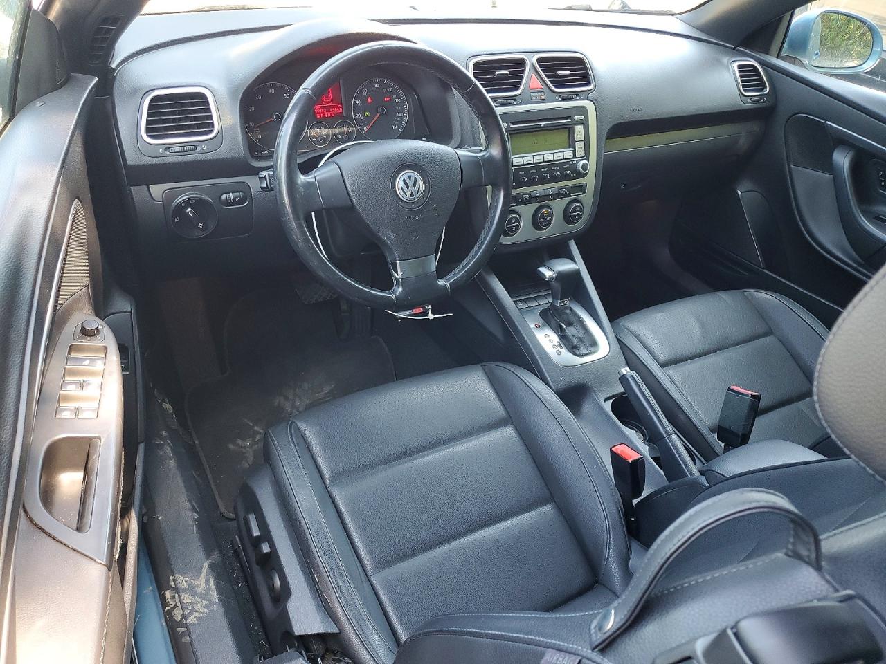 2008 Volkswagen Eos Turbo/komfort Blue vin: WVWBA71F18V053130