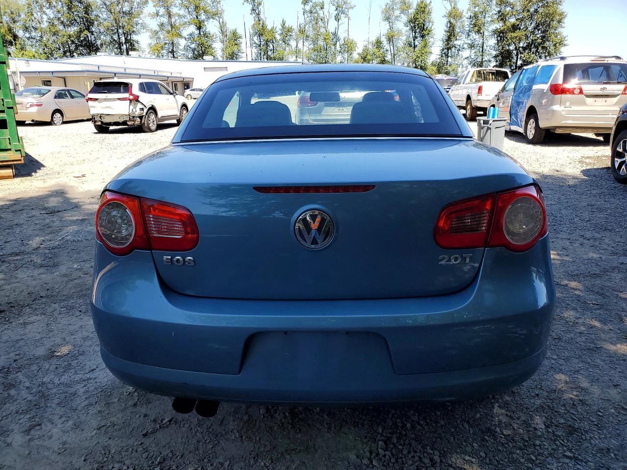 2008 Volkswagen Eos Turbo/komfort Blue vin: WVWBA71F18V053130