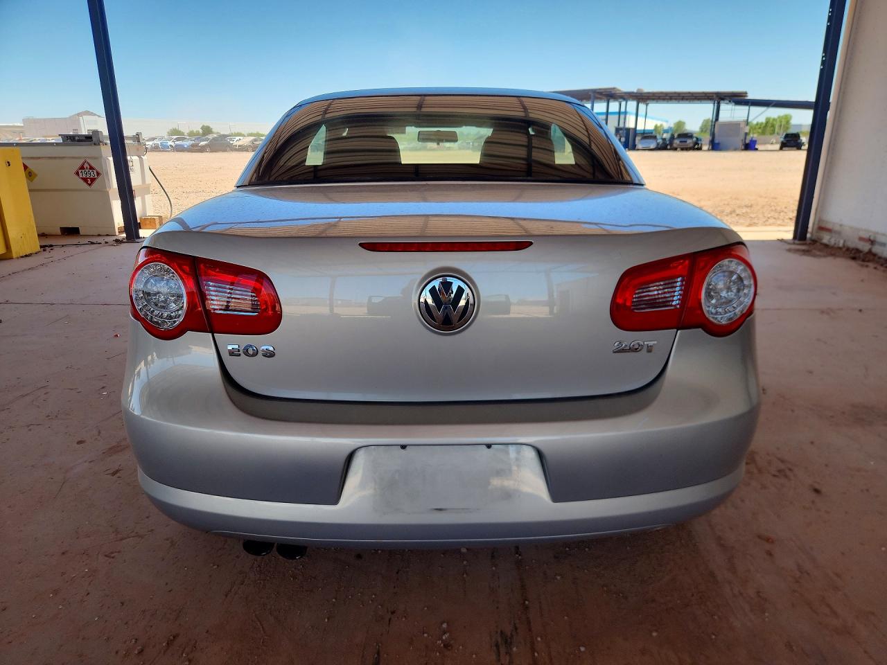 2009 Volkswagen Eos Turbo Silver vin: WVWBA71F29V012488