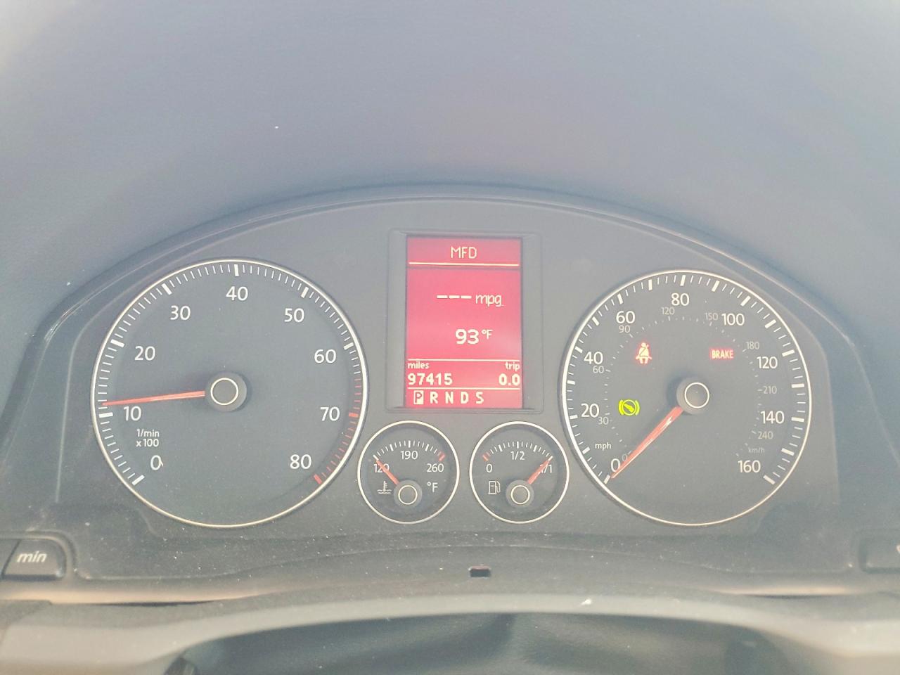 2009 Volkswagen Eos Turbo Red vin: WVWBA71F29V023474