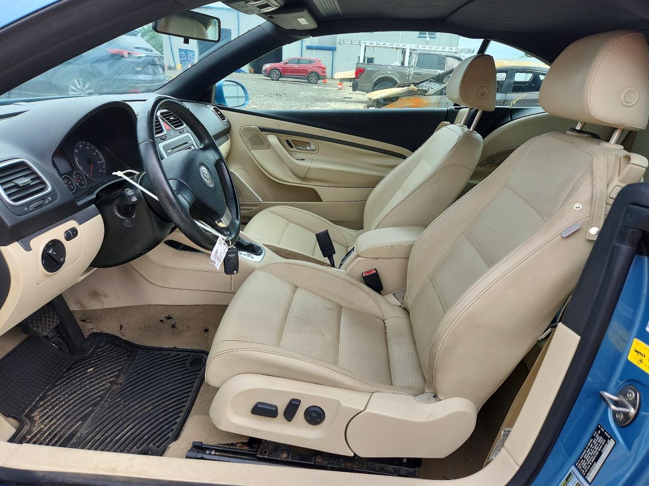 2008 Volkswagen Eos Turbo Синий vin: WVWBA71F38V024020