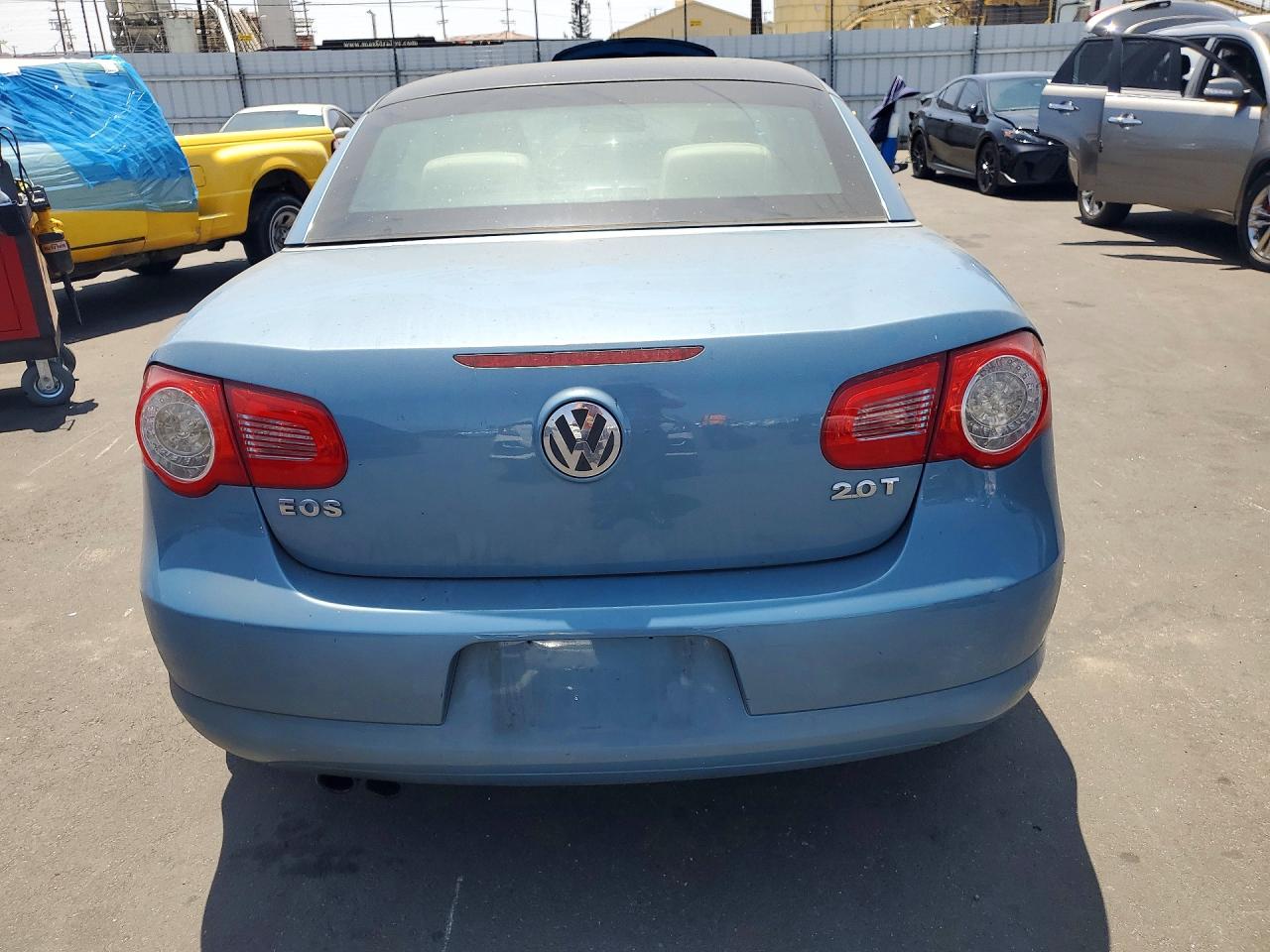 2009 Volkswagen Eos Turbo Blue vin: WVWBA71F39V006019